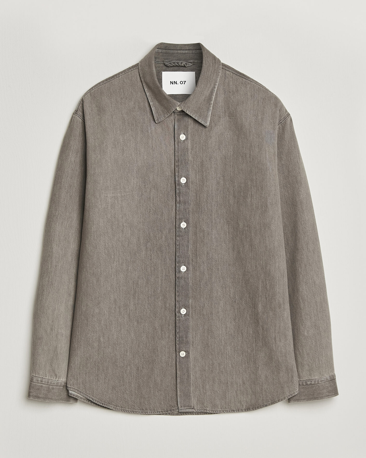 Herren | Hemden | NN07 | Casper Denim Overshirt Grey