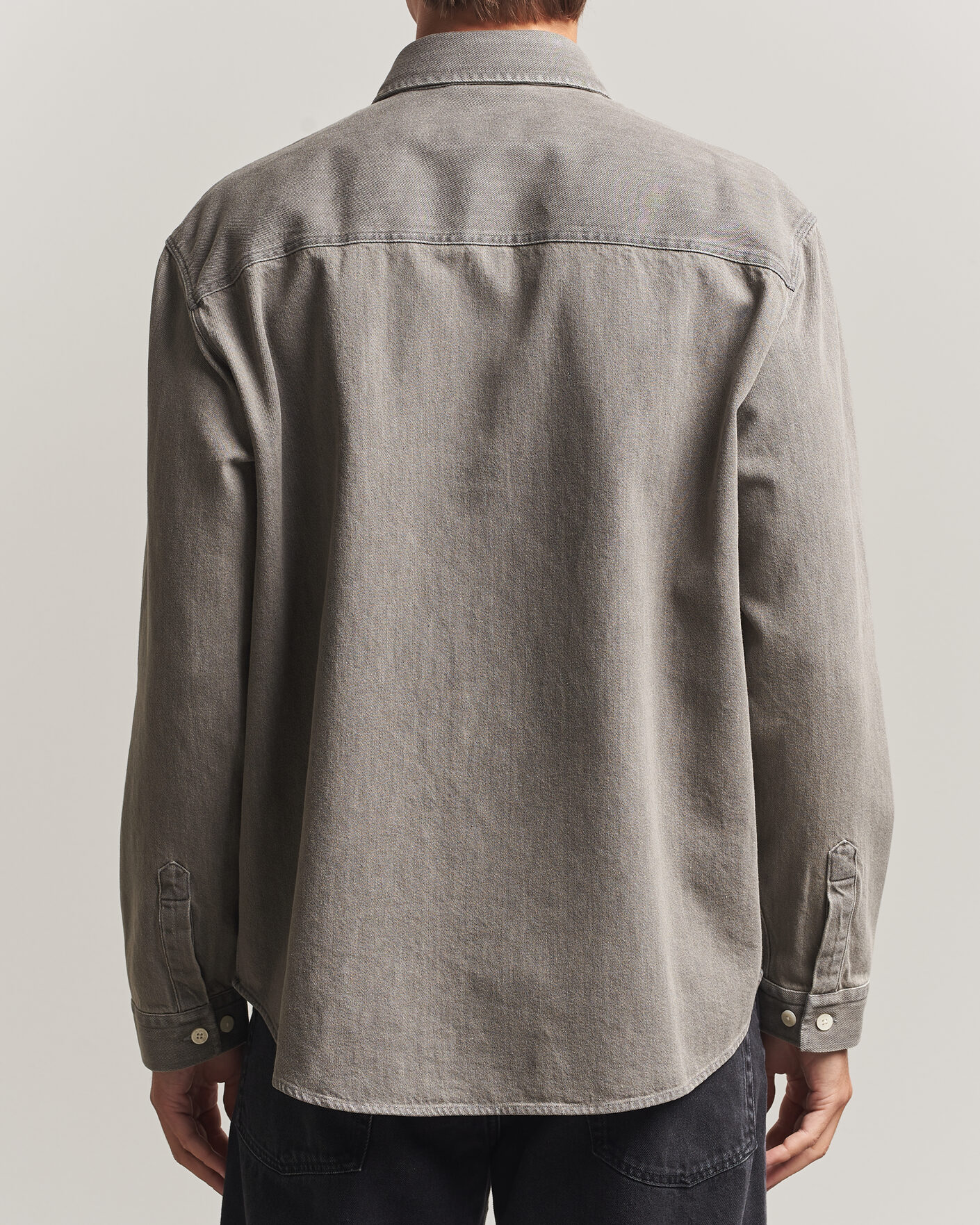 Herren | Hemden | NN07 | Casper Denim Overshirt Grey