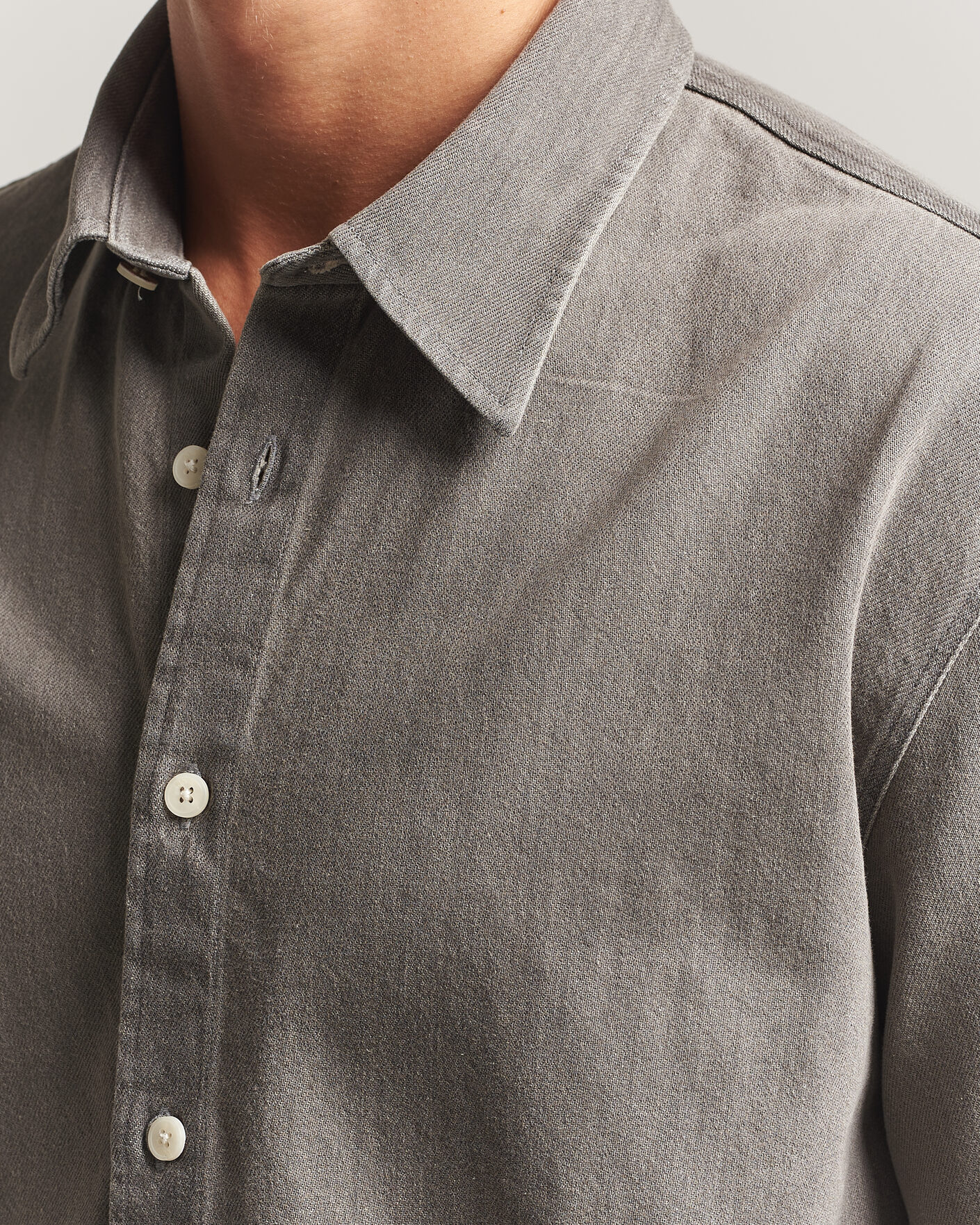 Herren | Hemden | NN07 | Casper Denim Overshirt Grey