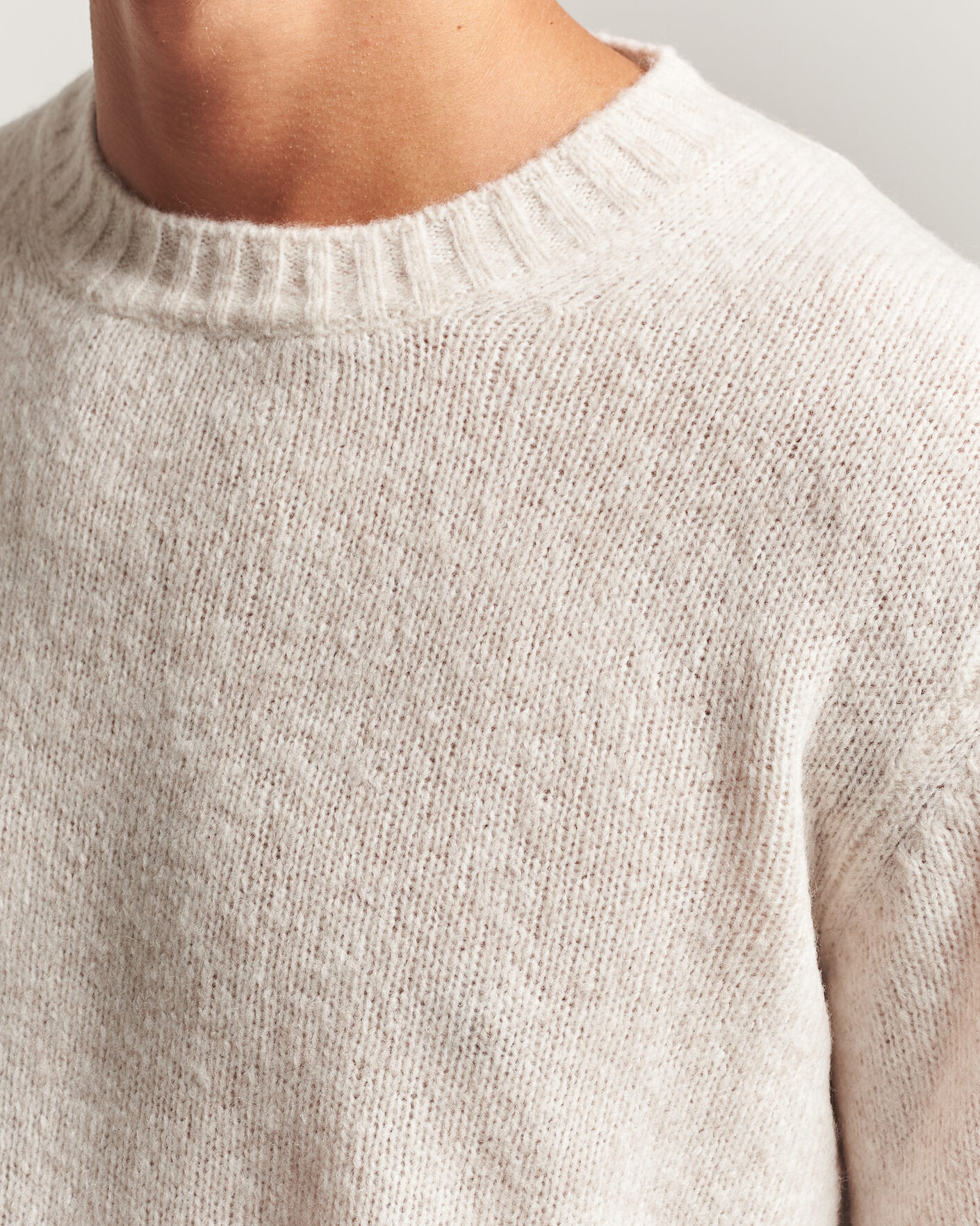 Herren | Pullover | NN07 | Lee Wool Knitted Sweater Ivory