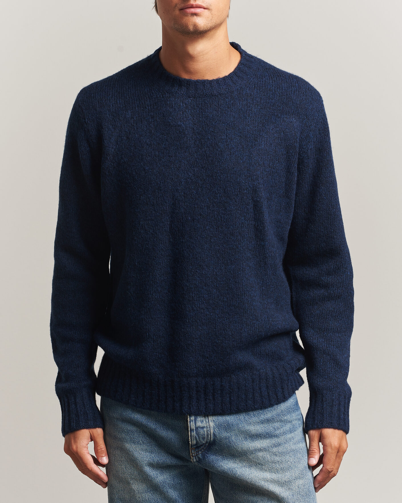 Herren | Pullover | NN07 | Lee Wool Knitted Sweater Navy Blue