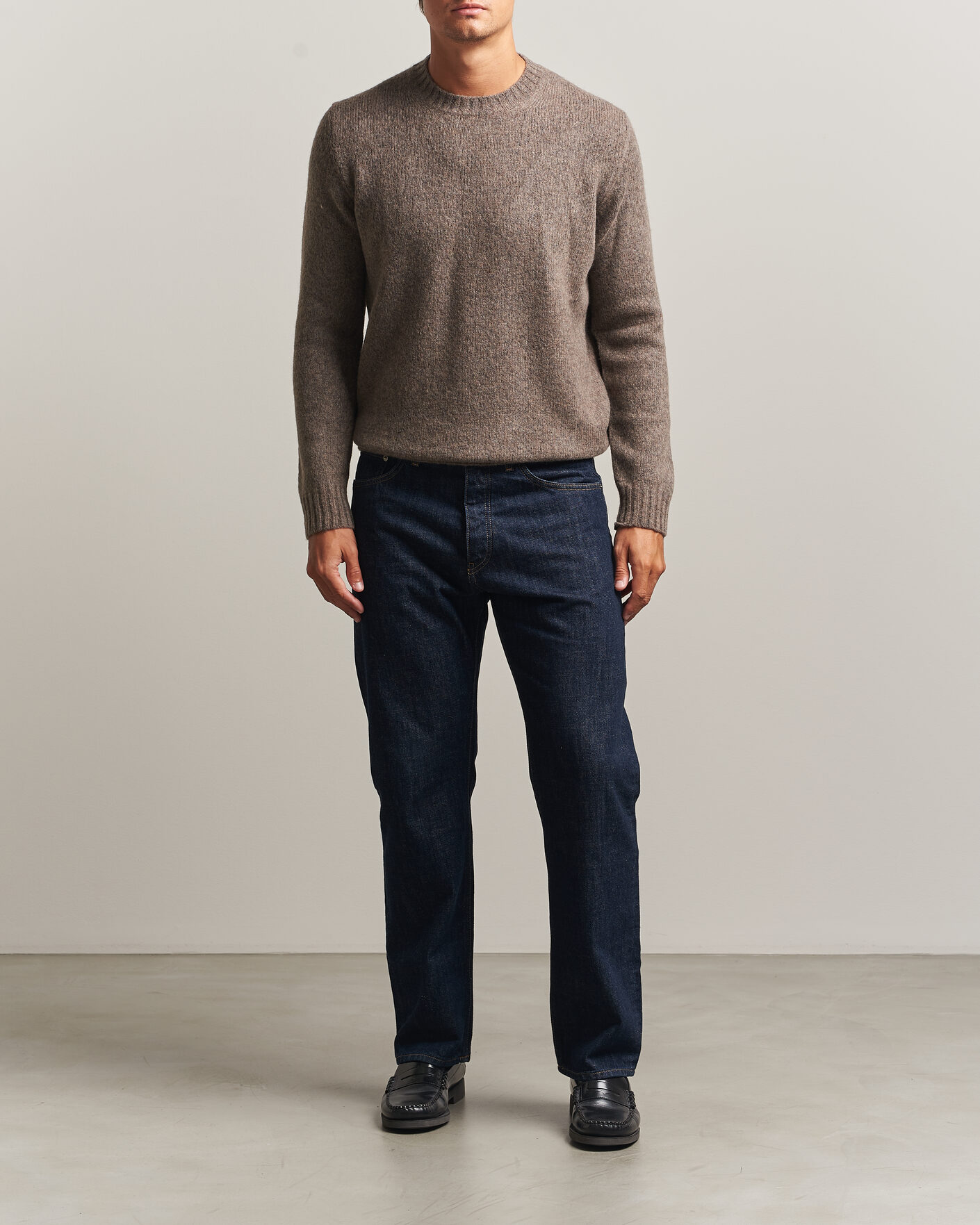 Herren | Pullover | NN07 | Lee Wool Knitted Sweater Tarmac