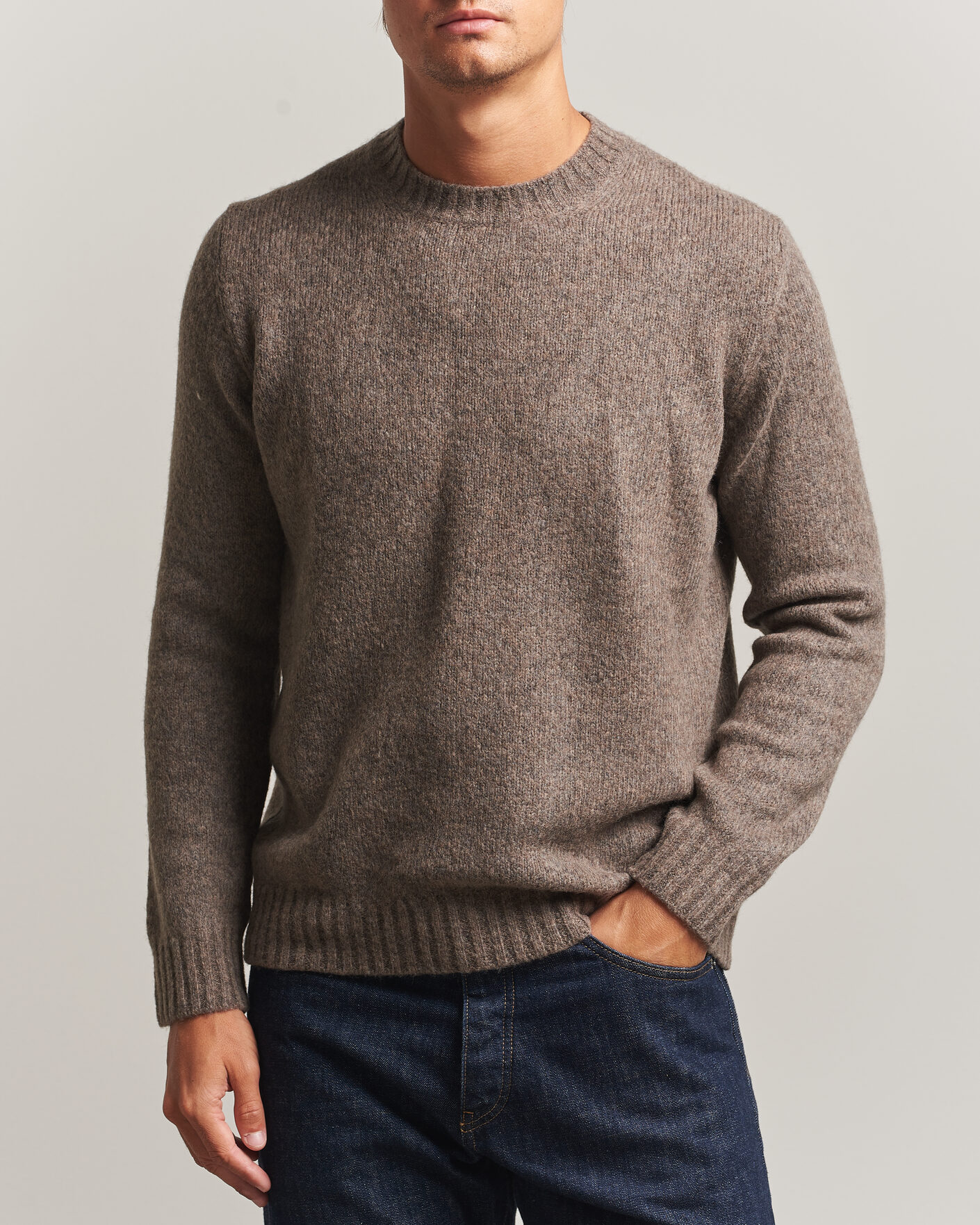 Herren | Pullover | NN07 | Lee Wool Knitted Sweater Tarmac