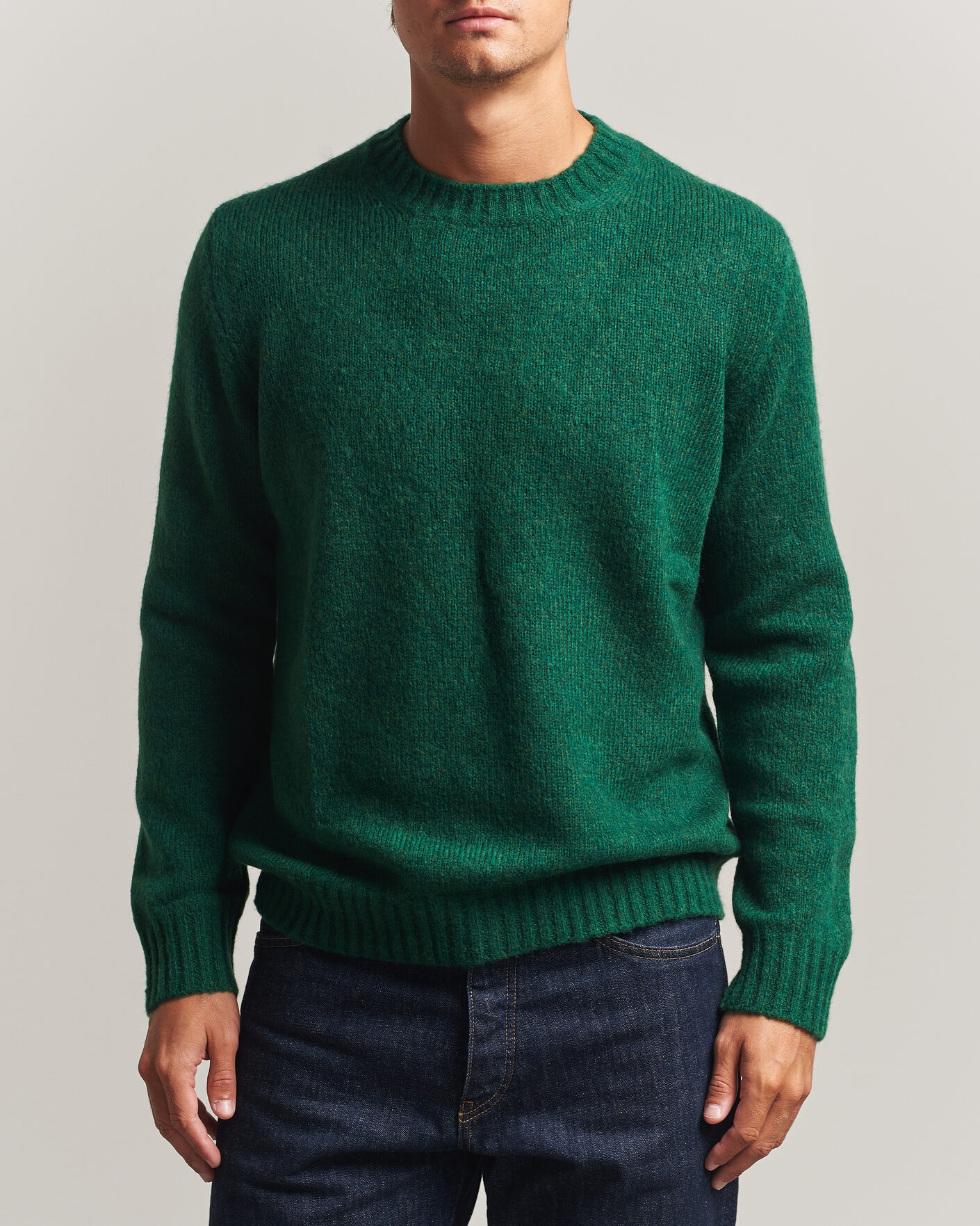 Herren | Pullover | NN07 | Lee Wool Knitted Sweater Eden Green