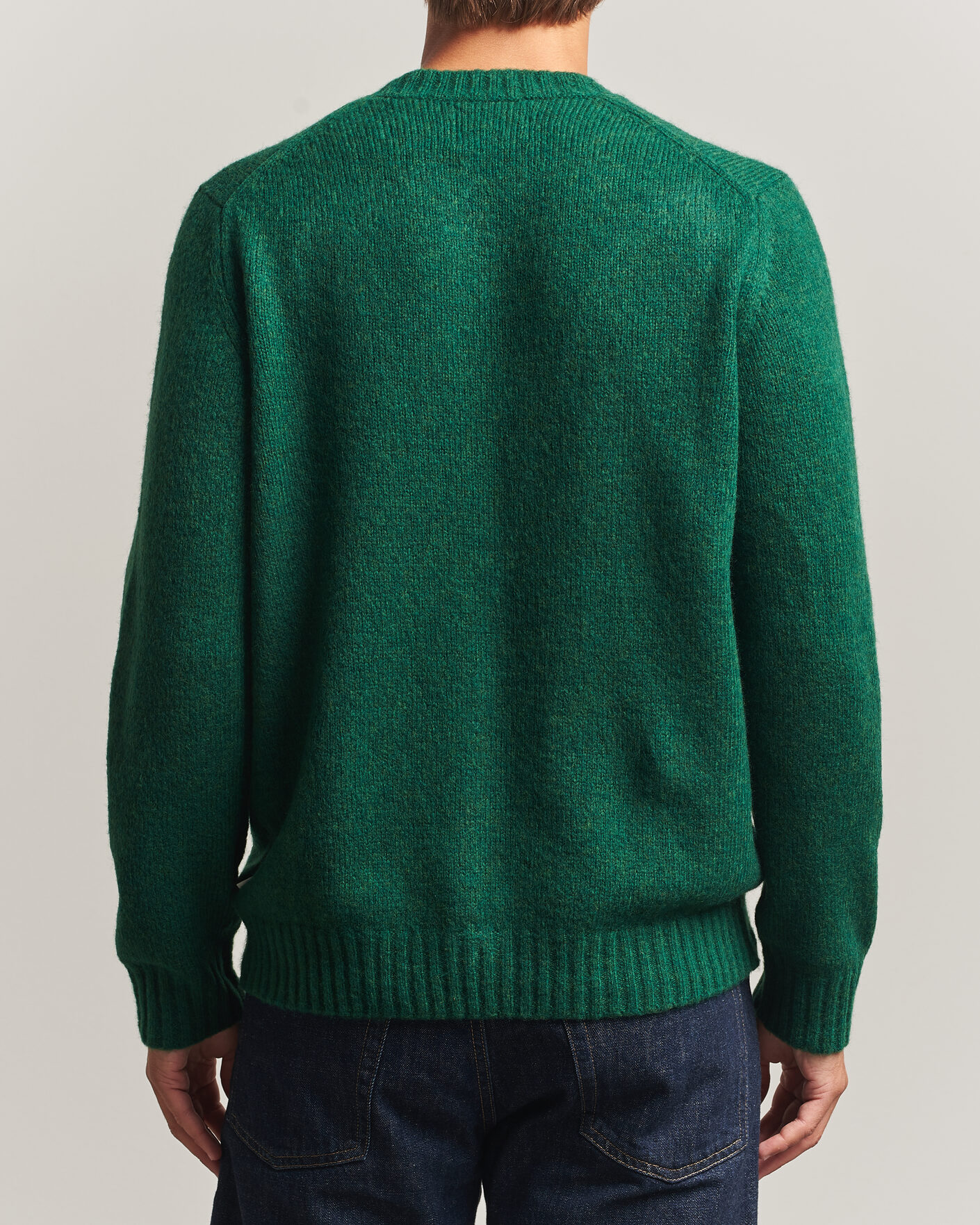 Herren | Pullover | NN07 | Lee Wool Knitted Sweater Eden Green