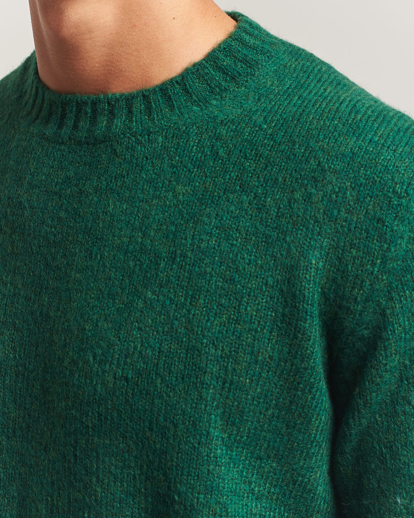 Herren | Pullover | NN07 | Lee Wool Knitted Sweater Eden Green