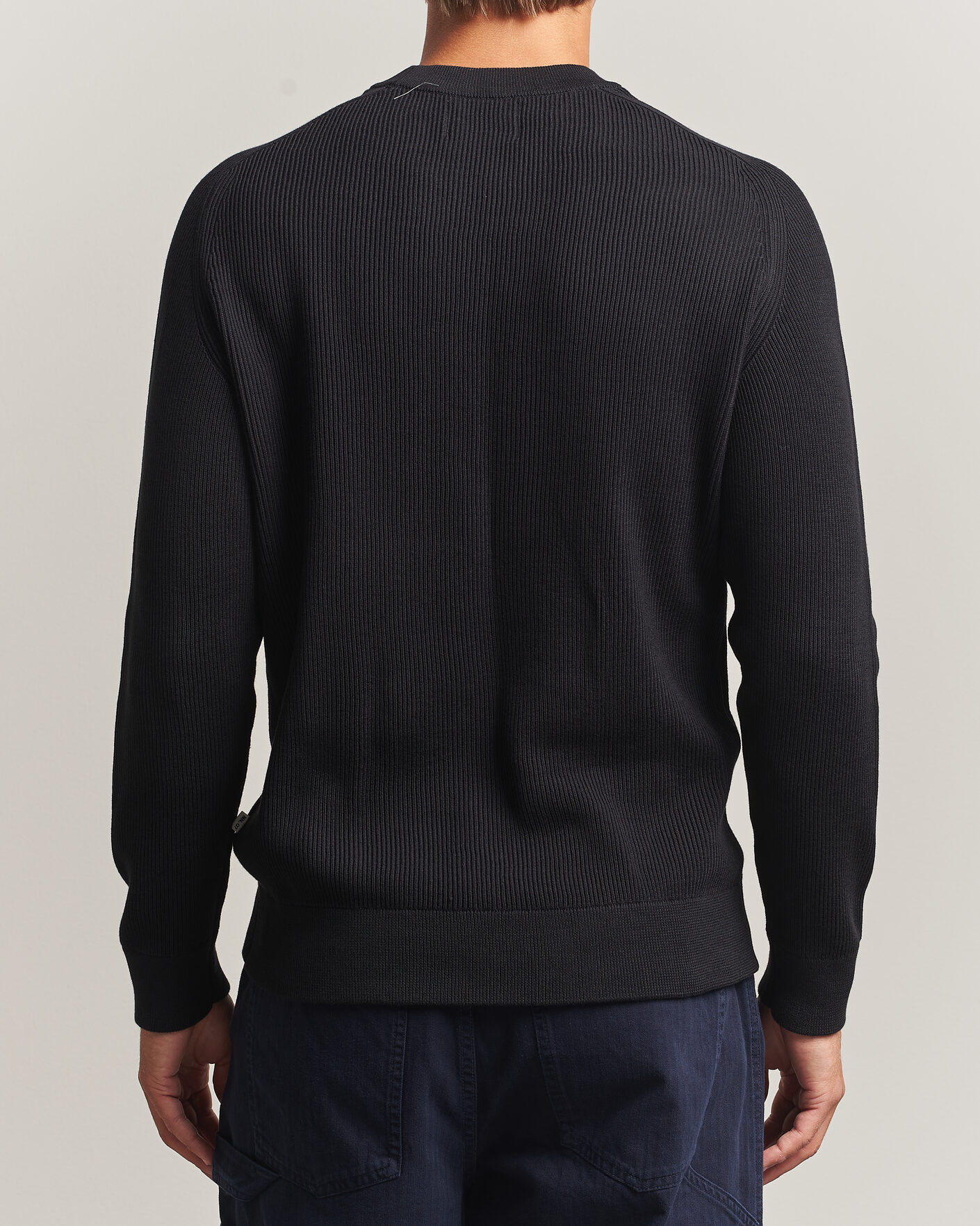 Herren | Pullover | NN07 | Kevin Cotton Knitted Sweater Black