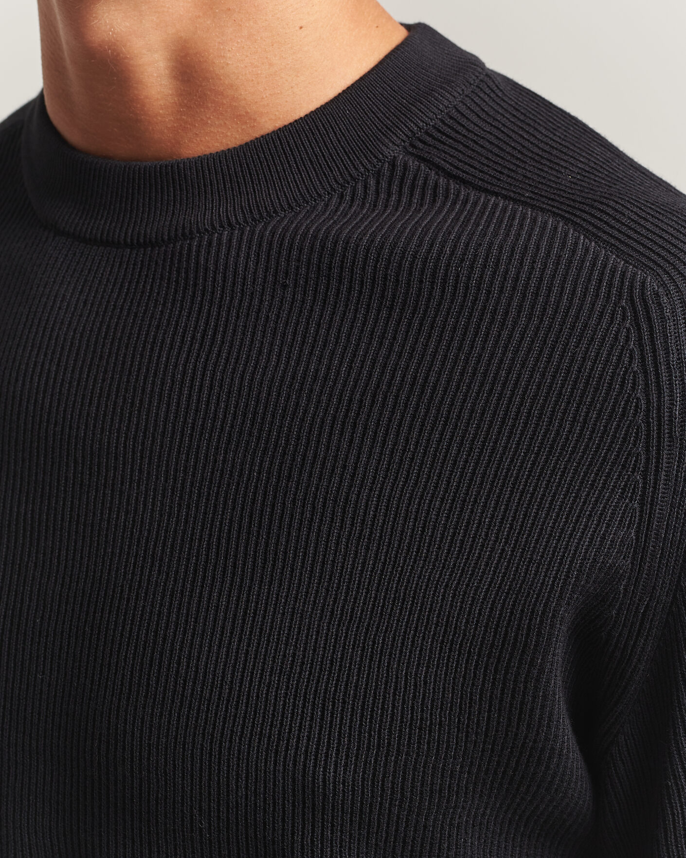 Herren | Pullover | NN07 | Kevin Cotton Knitted Sweater Black