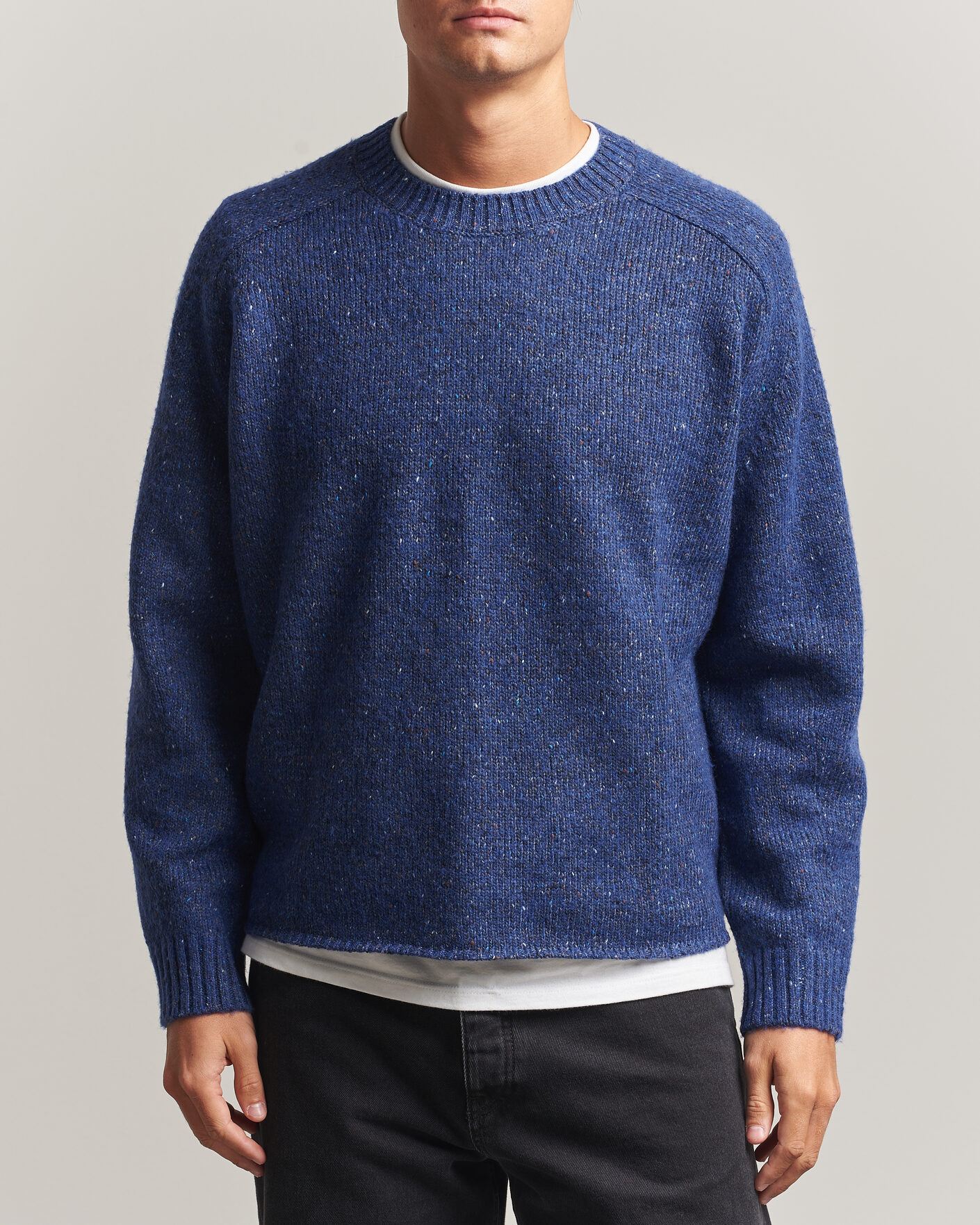 Herren | Pullover | NN07 | Jim Neps Wool Knitted Sweater Blue Ignition