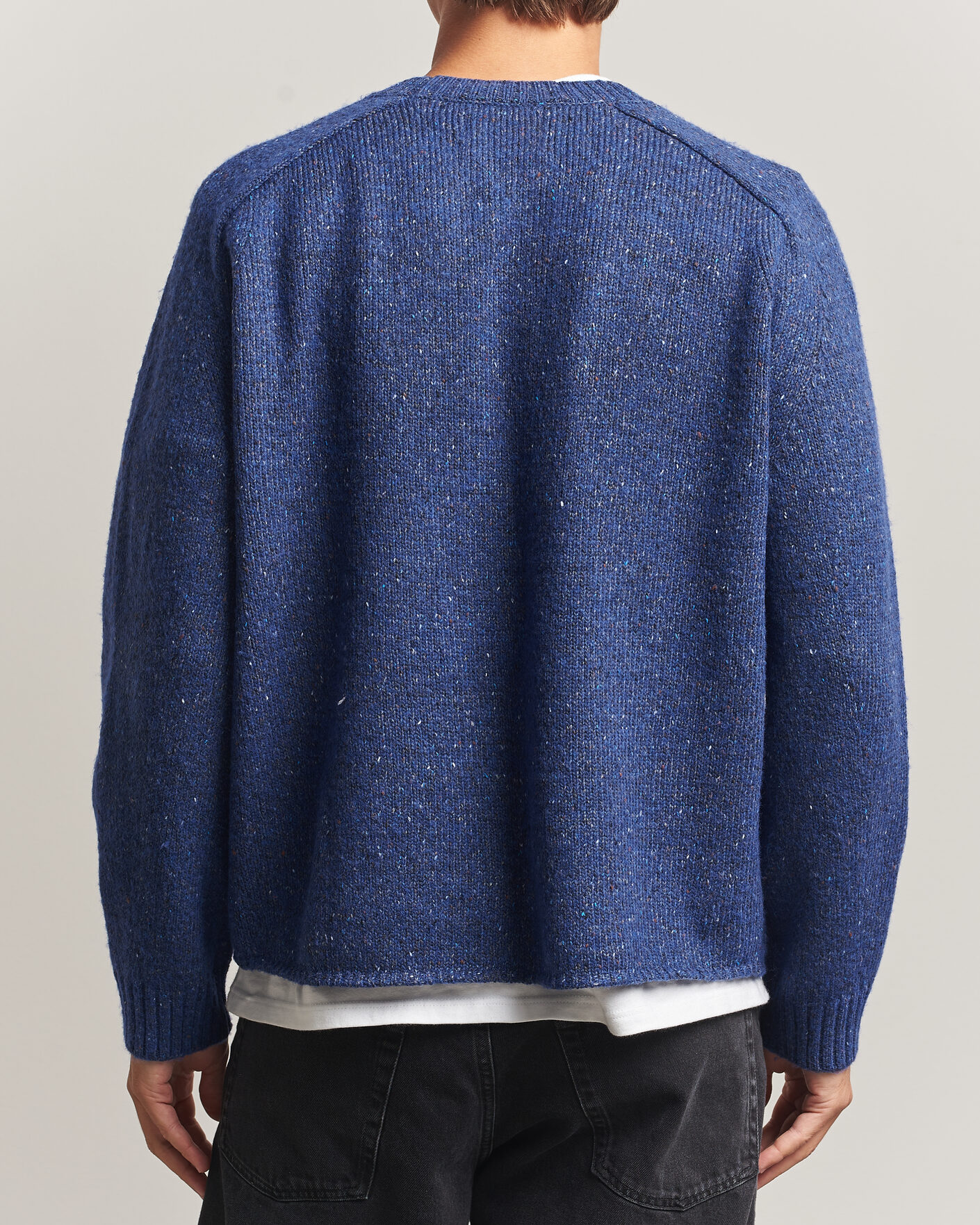 Herren | Pullover | NN07 | Jim Neps Wool Knitted Sweater Blue Ignition