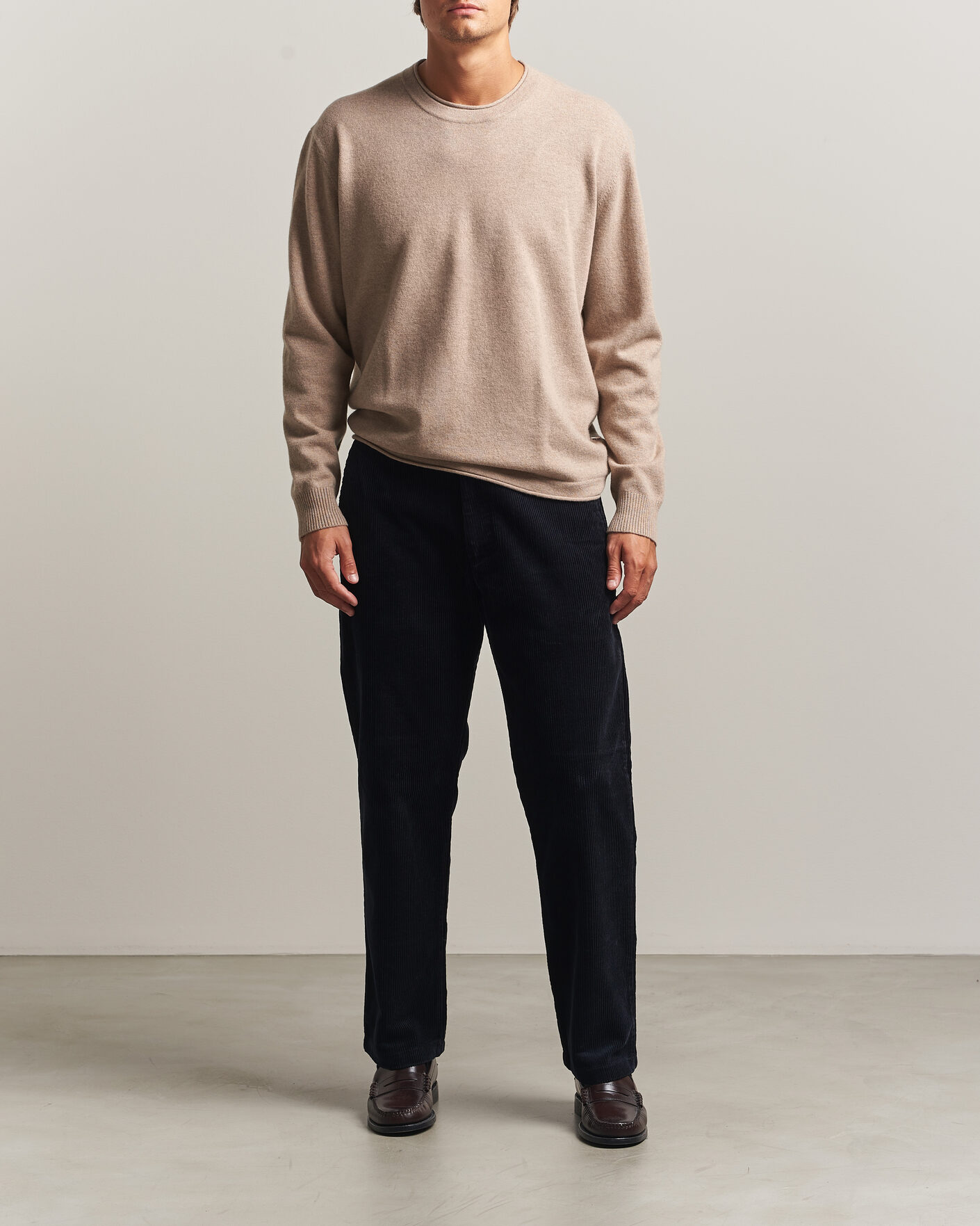 Herren | Pullover | NN07 | Sammy Wool Knitted Sweater Clay Melange