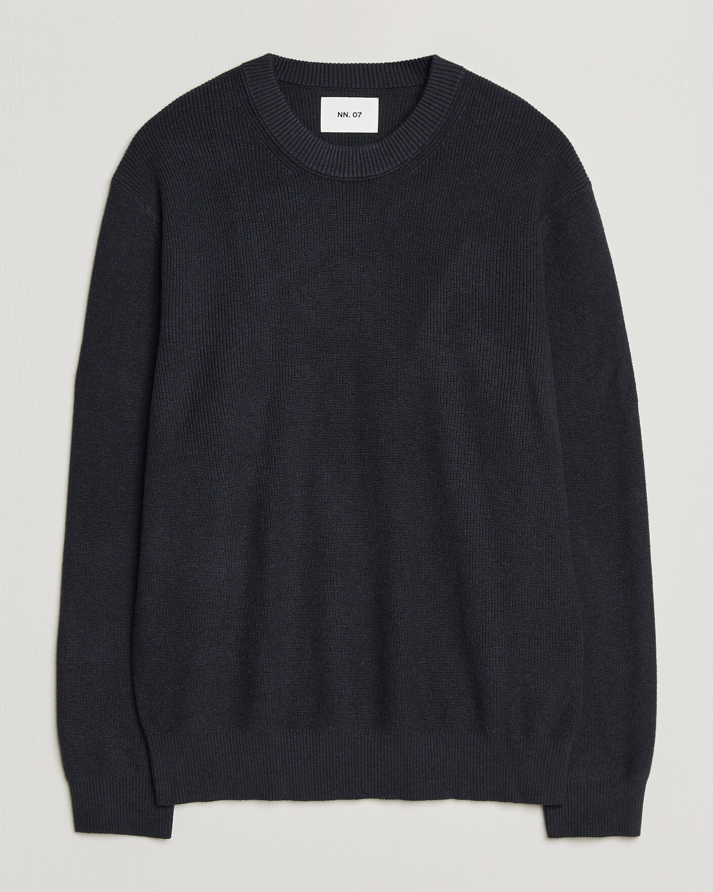 Herren | Pullover | NN07 | Hope Cotton/Cashmere Rib Knitted Sweater Navy