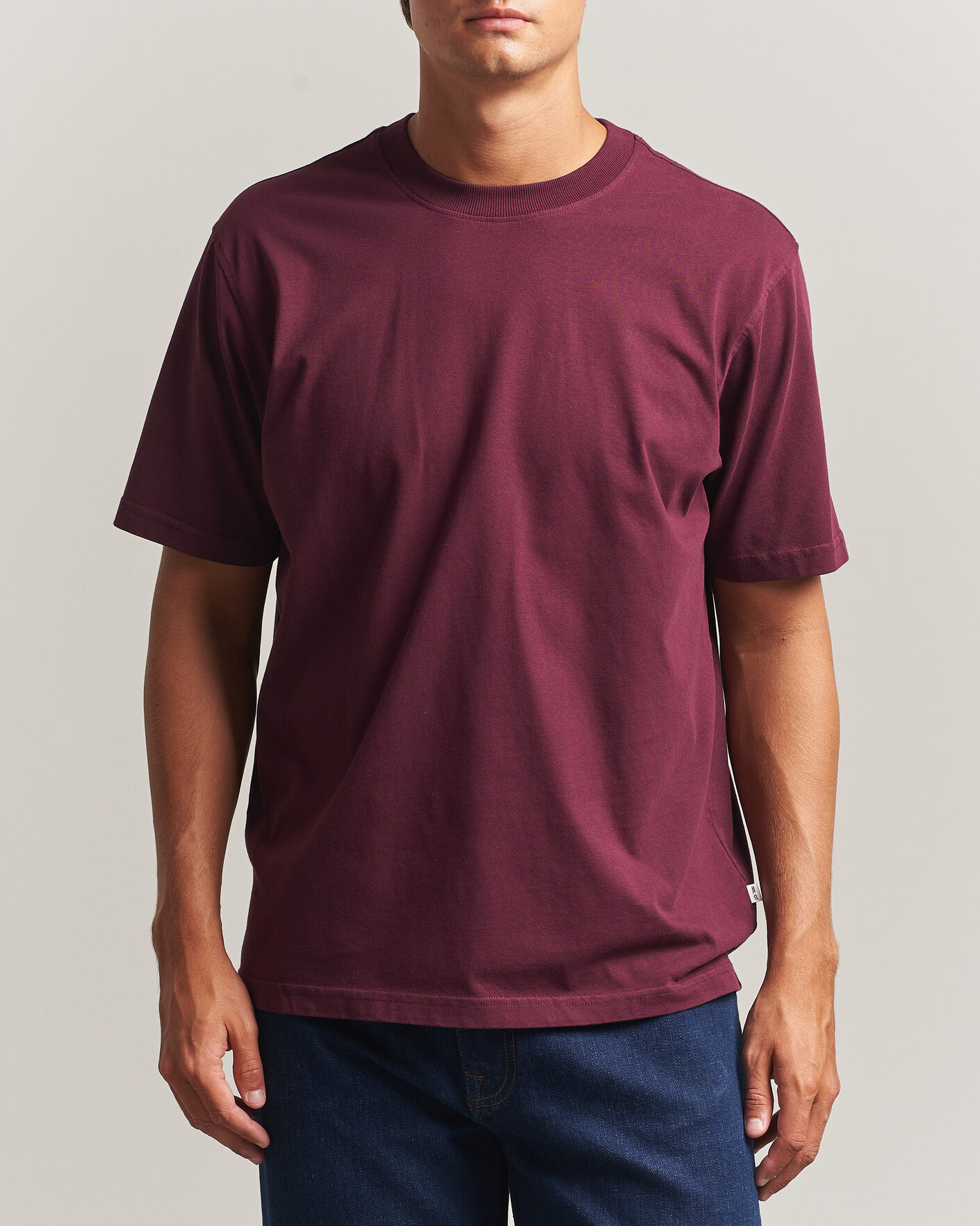 Herren | T-Shirts | NN07 | Adam Crew Neck T-Shirt Winetasting
