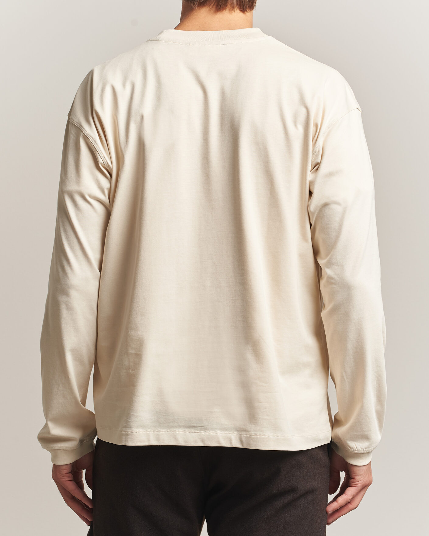 Herren | T-Shirts | NN07 | Lionel Suvin Cotton Long Sleeve T-Shirt Ivory
