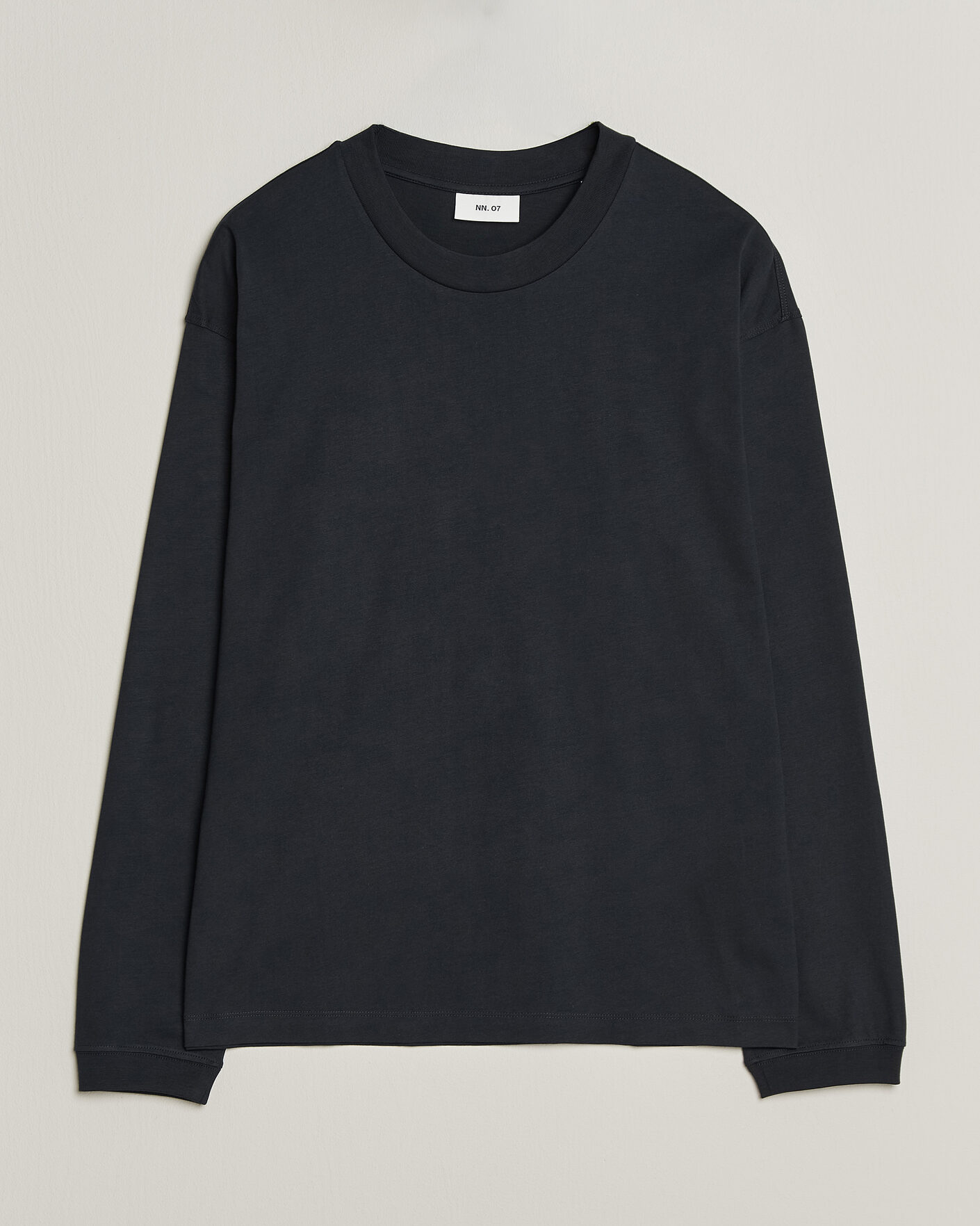 Herren | T-Shirts | NN07 | Lionel Suvin Cotton Long Sleeve T-Shirt Deep Navy