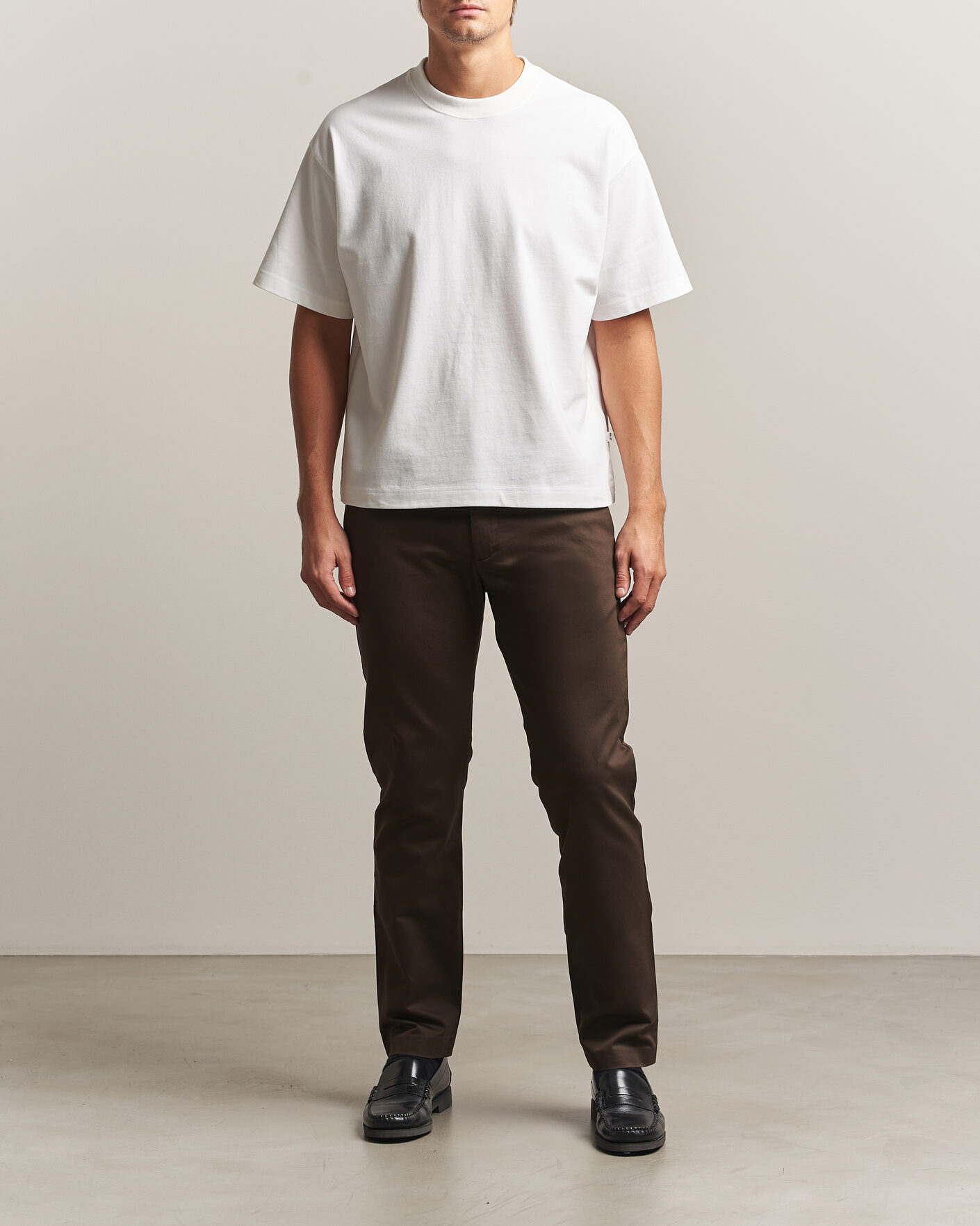 Herren | T-Shirts | NN07 | David Heavy Crew Neck T-Shirt White