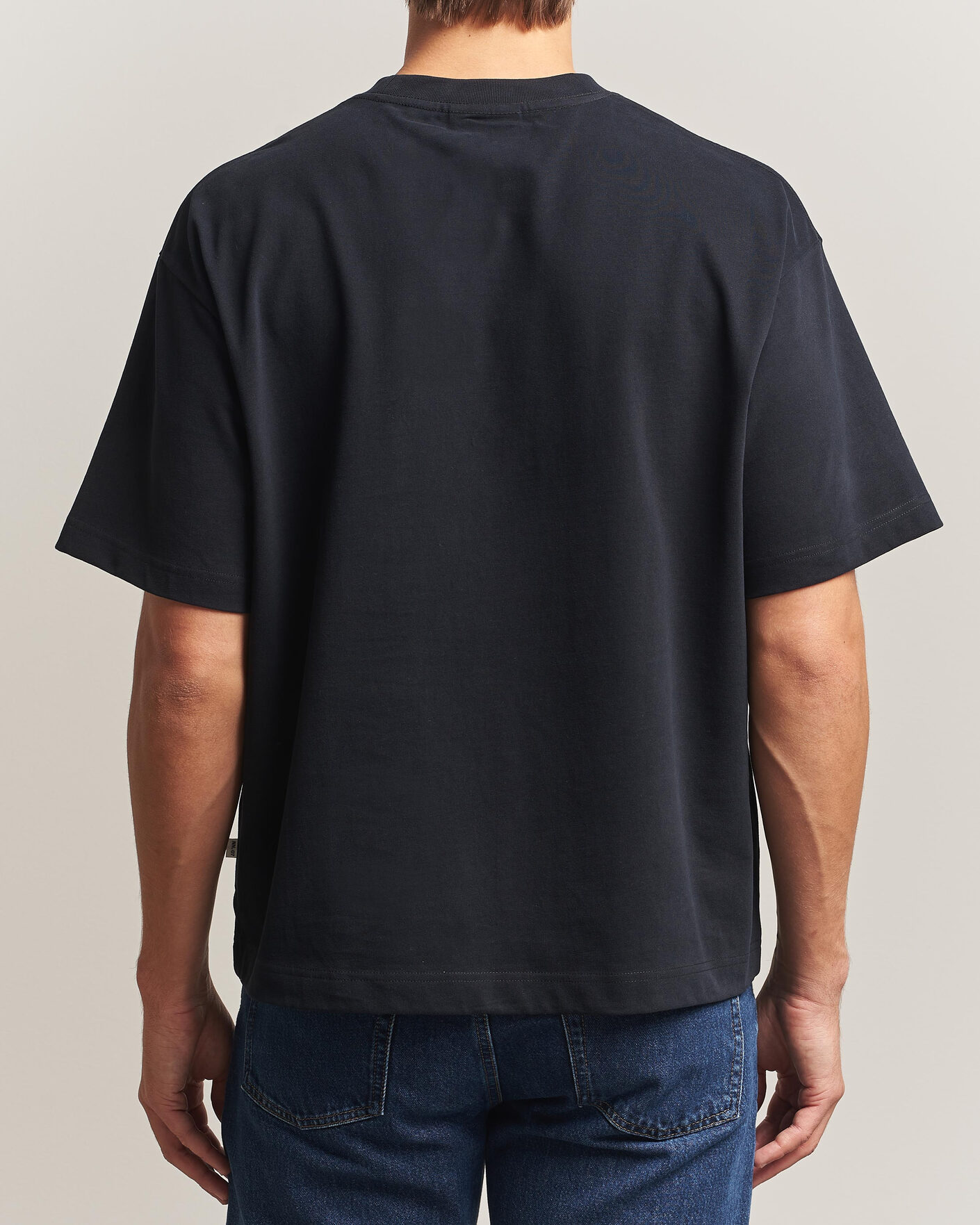 Herren | T-Shirts | NN07 | David Heavy Crew Neck T-Shirt Black