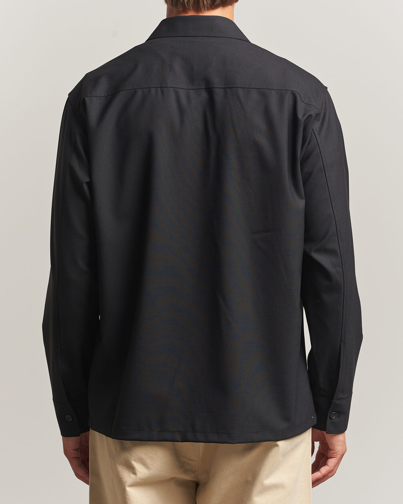 Herren | Hemden | NN07 | Freddy Wool Overshirt Black