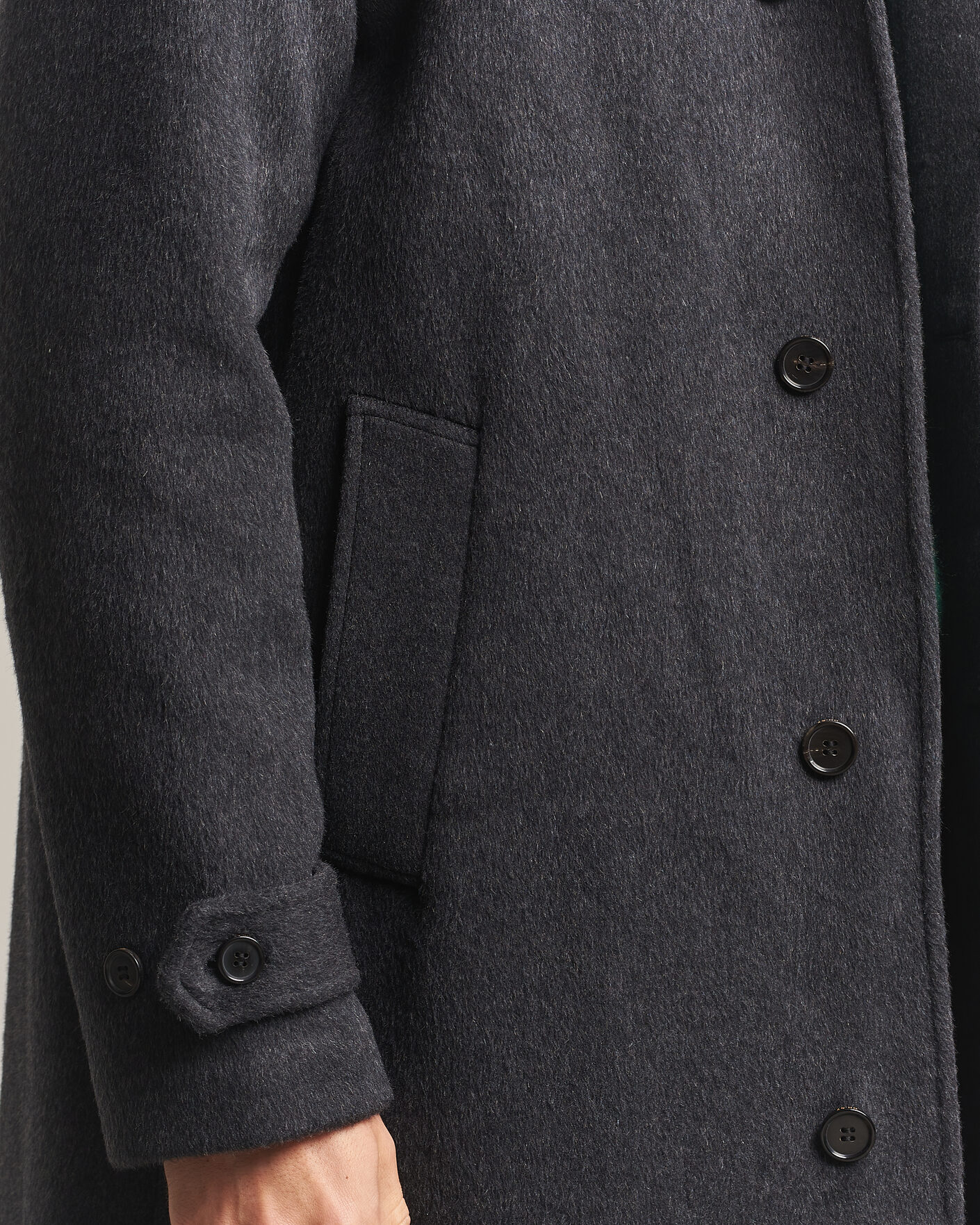 Herren | Jacken | NN07 | Gibson Wool/Cashmere Coat Dark Grey