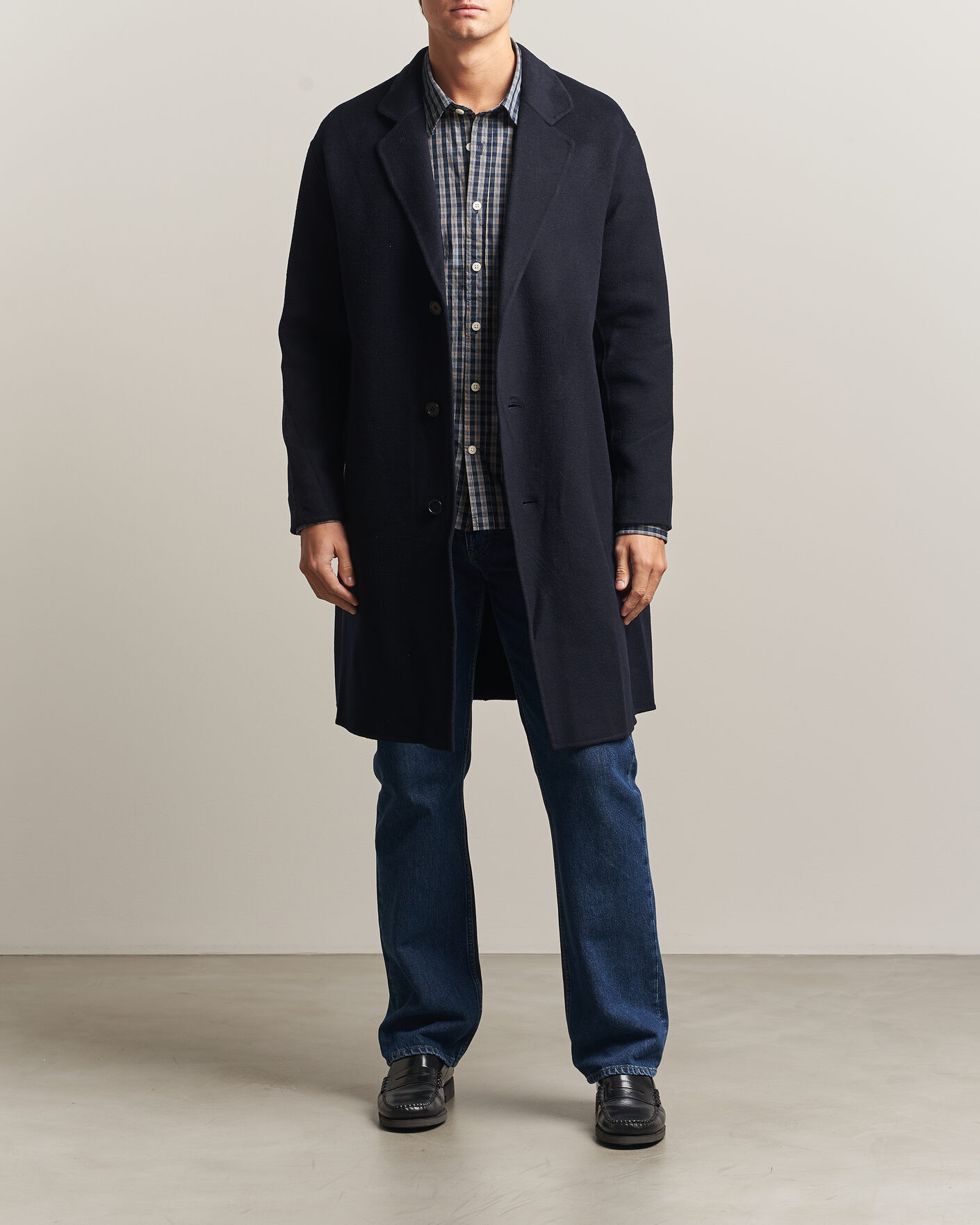 Herren | Jacken | NN07 | Kendrick Wool Coat Navy Blue