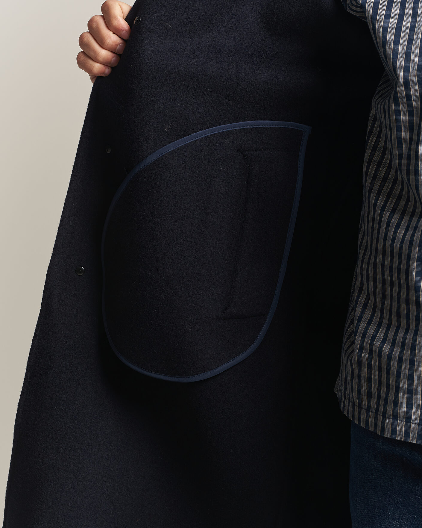 Herren | Jacken | NN07 | Kendrick Wool Coat Navy Blue