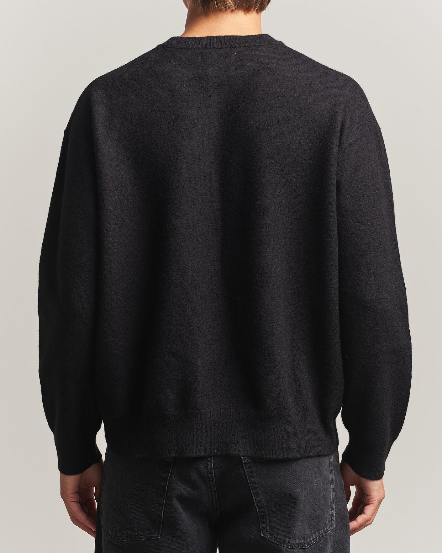 Herren | Pullover | NN07 | Jasper Soft Boiled Wool Sweater Black