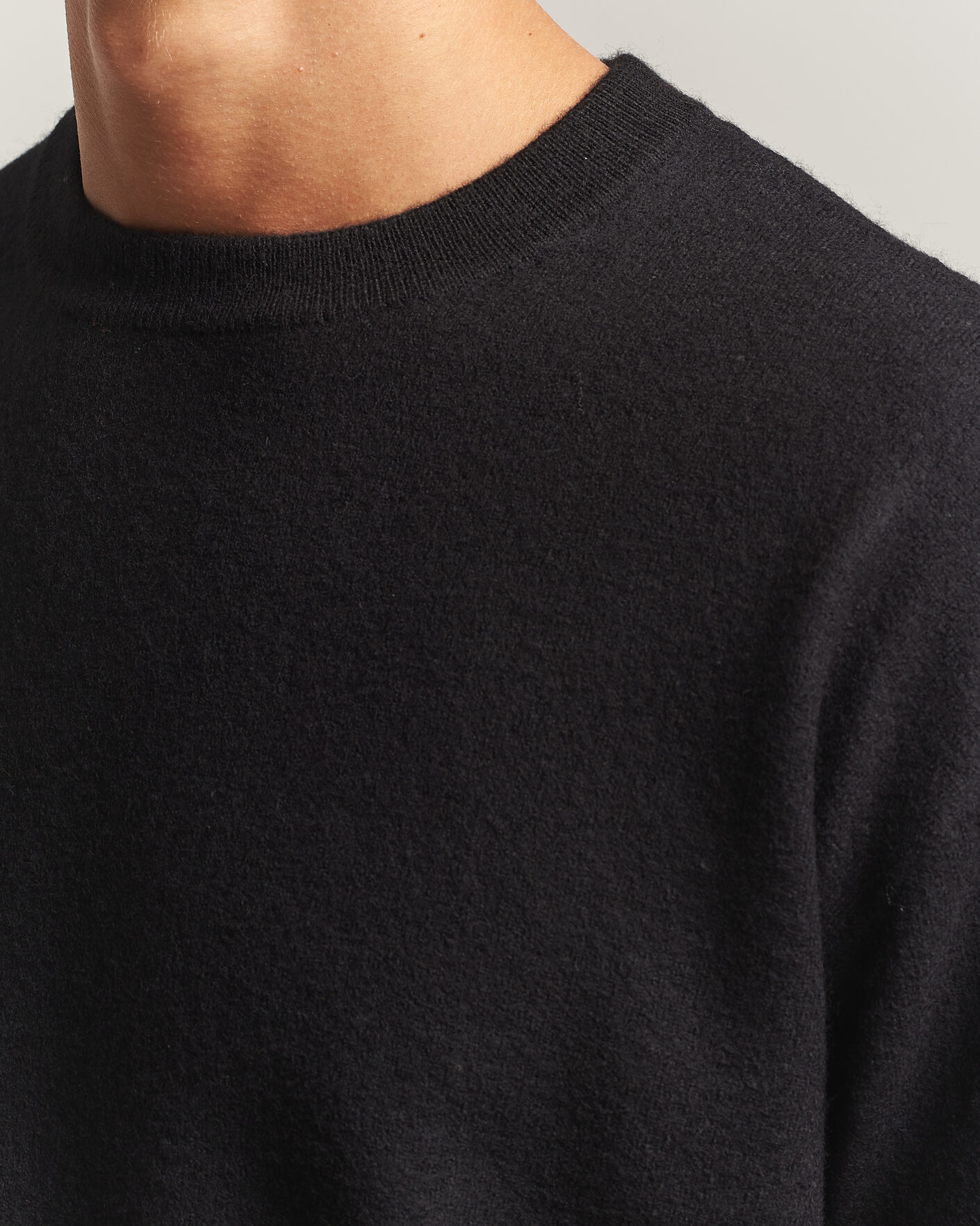 Herren | Pullover | NN07 | Jasper Soft Boiled Wool Sweater Black