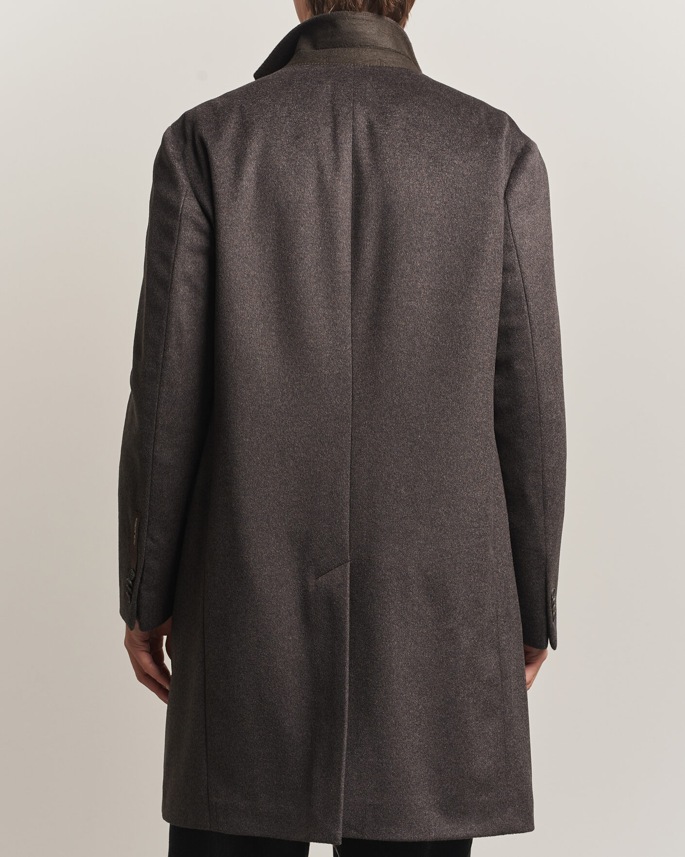 Herren | Jacken | Oscar Jacobson | Sergio Wool Coat Brown