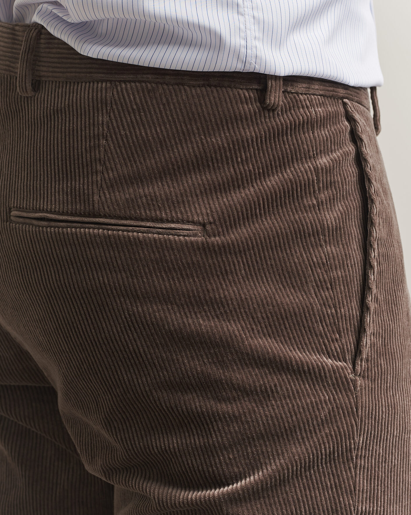 Herren | Hosen | Oscar Jacobson | Dandy Corduroy Trousers Taupe