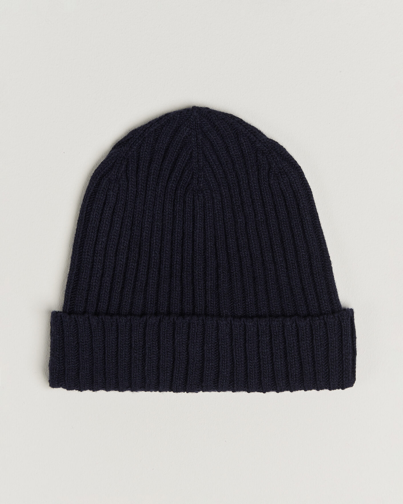 Herren | Mützen | Stenströms | Brushed Merino Beanie Navy