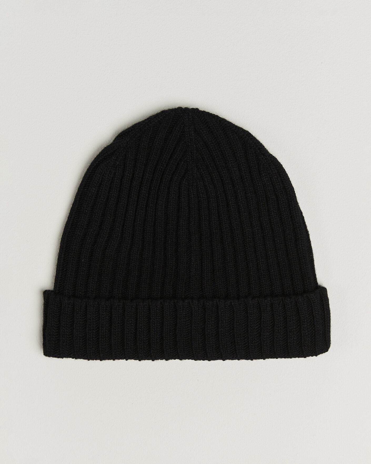 Herren | Mützen | Stenströms | Brushed Merino Beanie Black