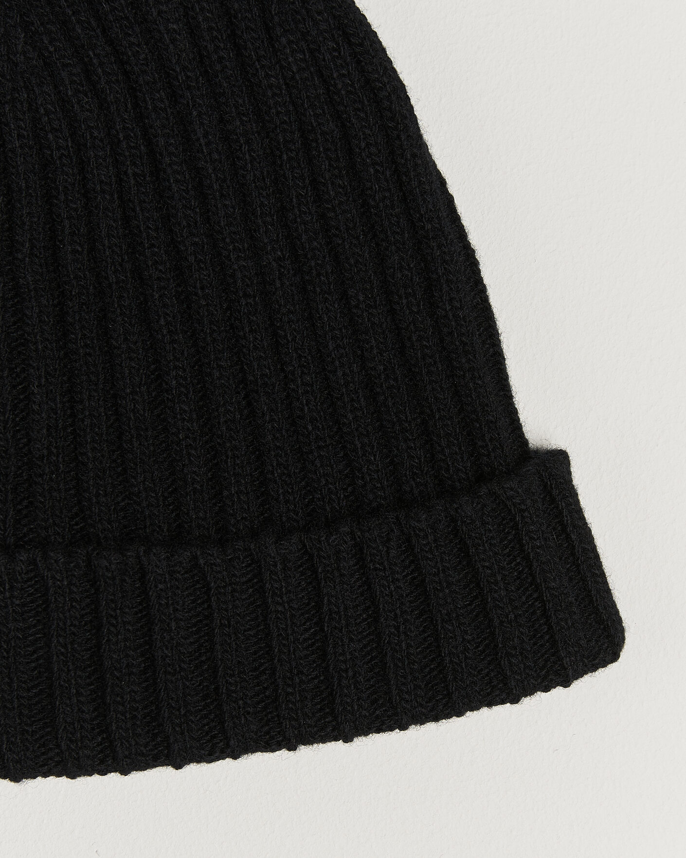 Herren | Mützen | Stenströms | Brushed Merino Beanie Black
