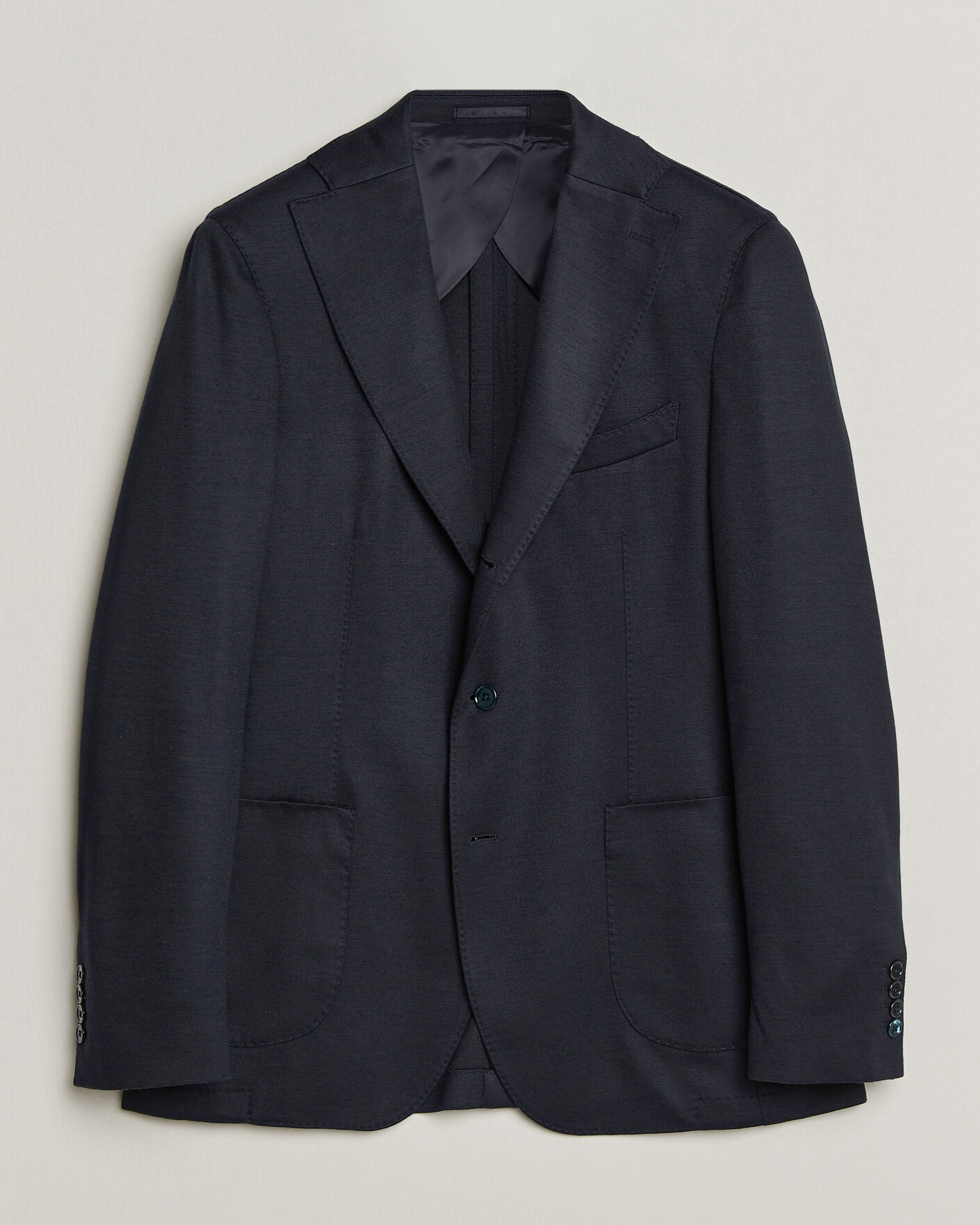 Herren | Sakkos | Stenströms | Wool Jersey Blazer Navy