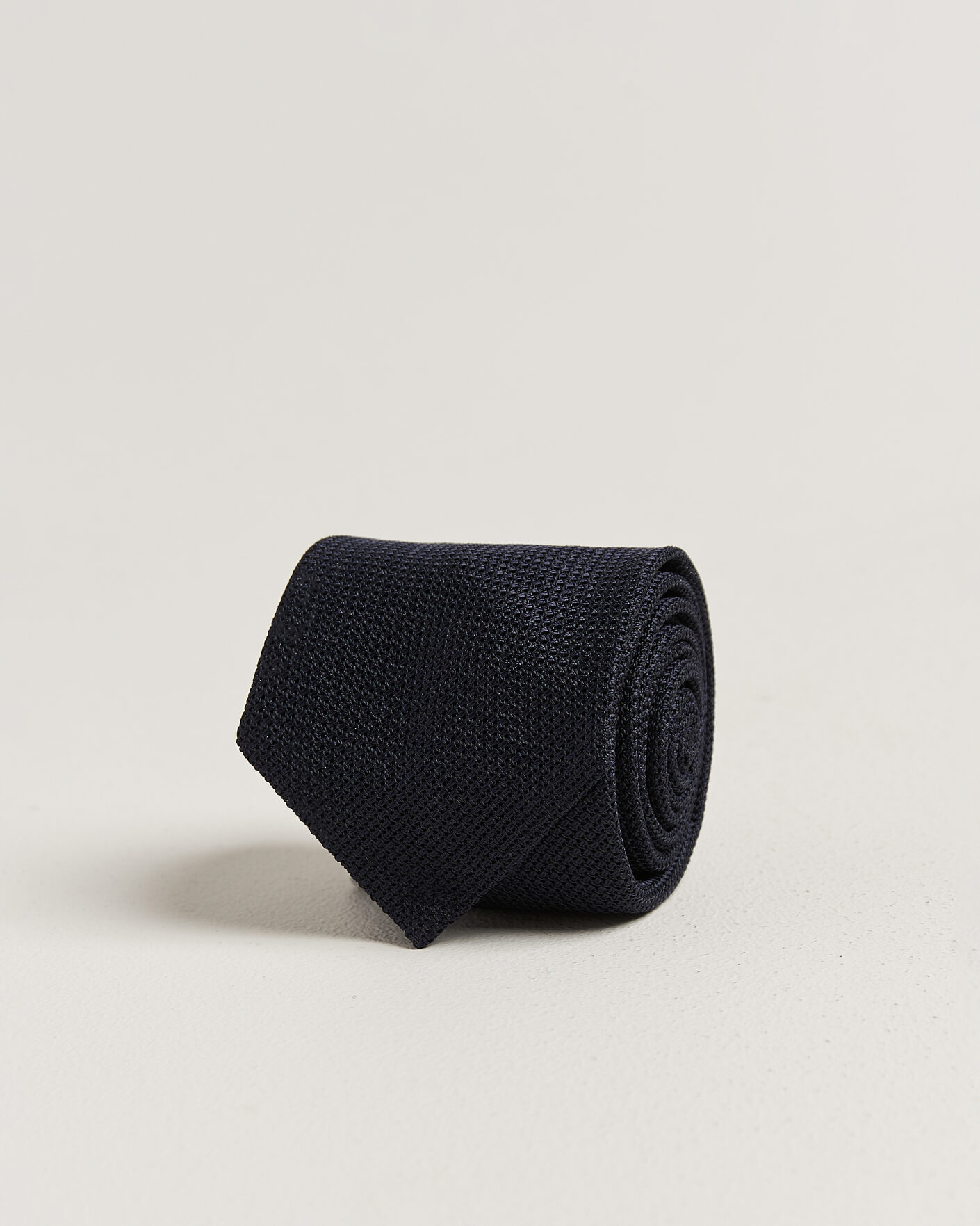 Herren | Krawatten | Stenströms | Silk Grenadine Tie 7,5cm Navy