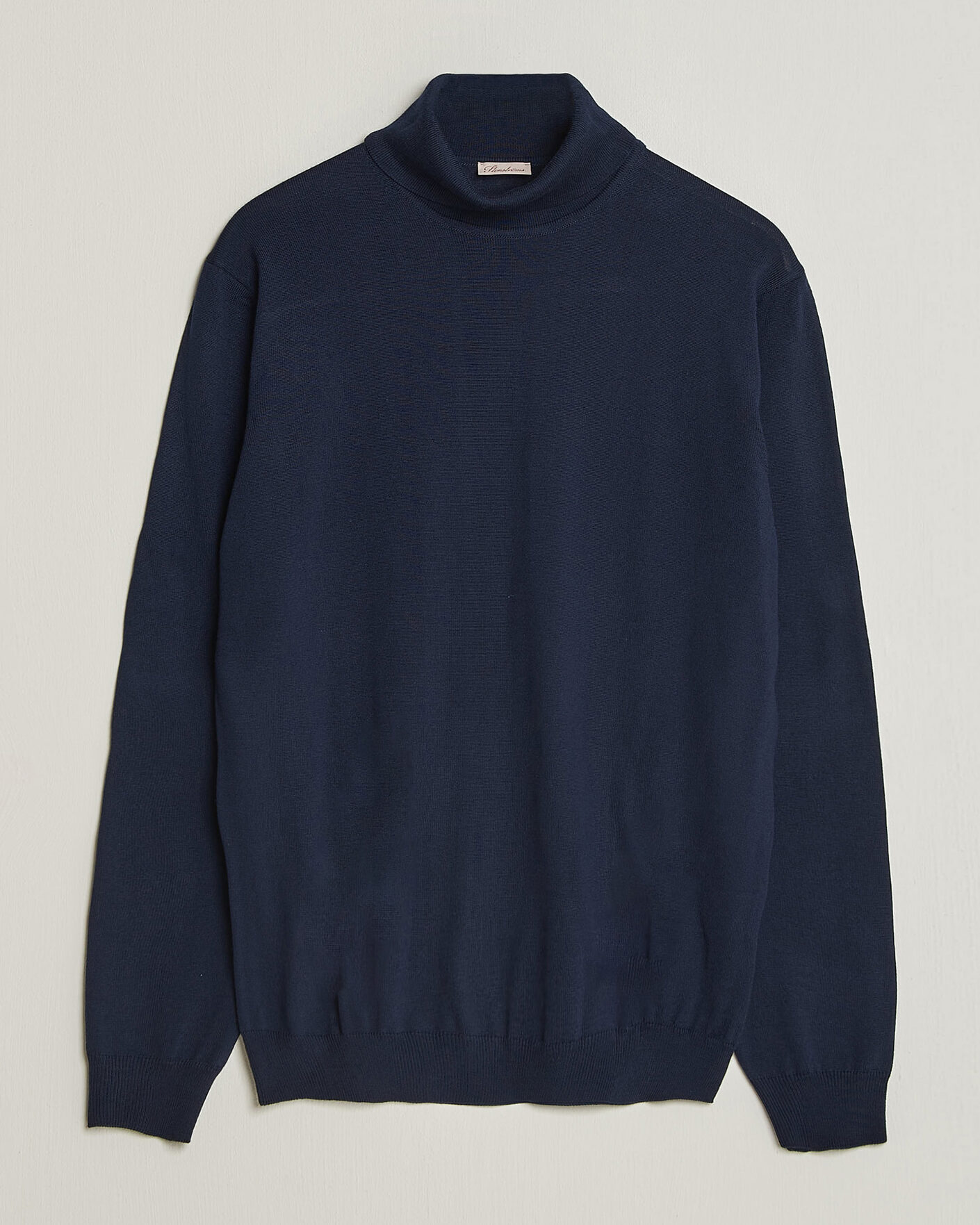 Herren | Pullover | Stenströms | Merino Rollneck Navy