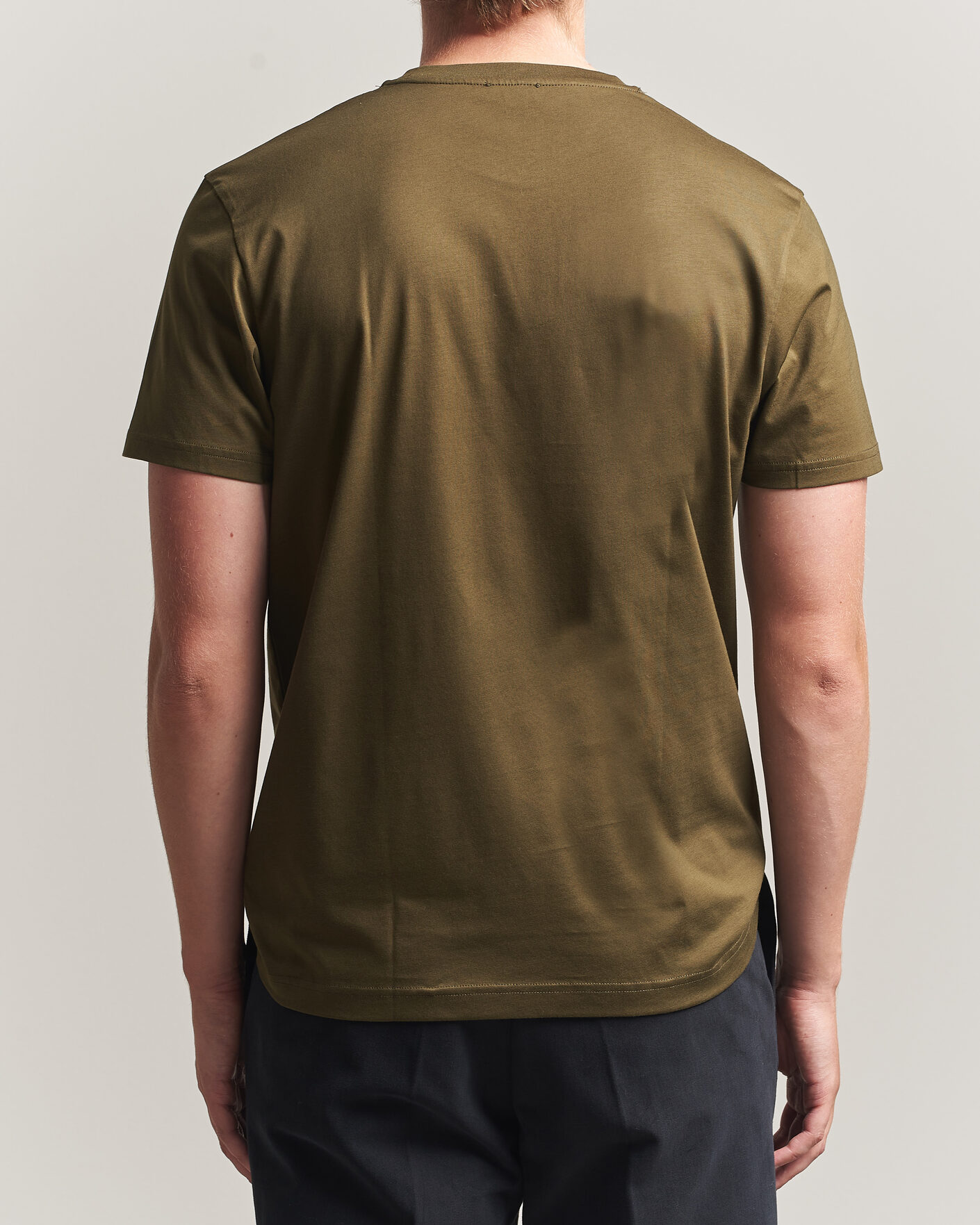 Herren | T-Shirts | Sunspel | Riviera Midweight T-Shirt Loden Green