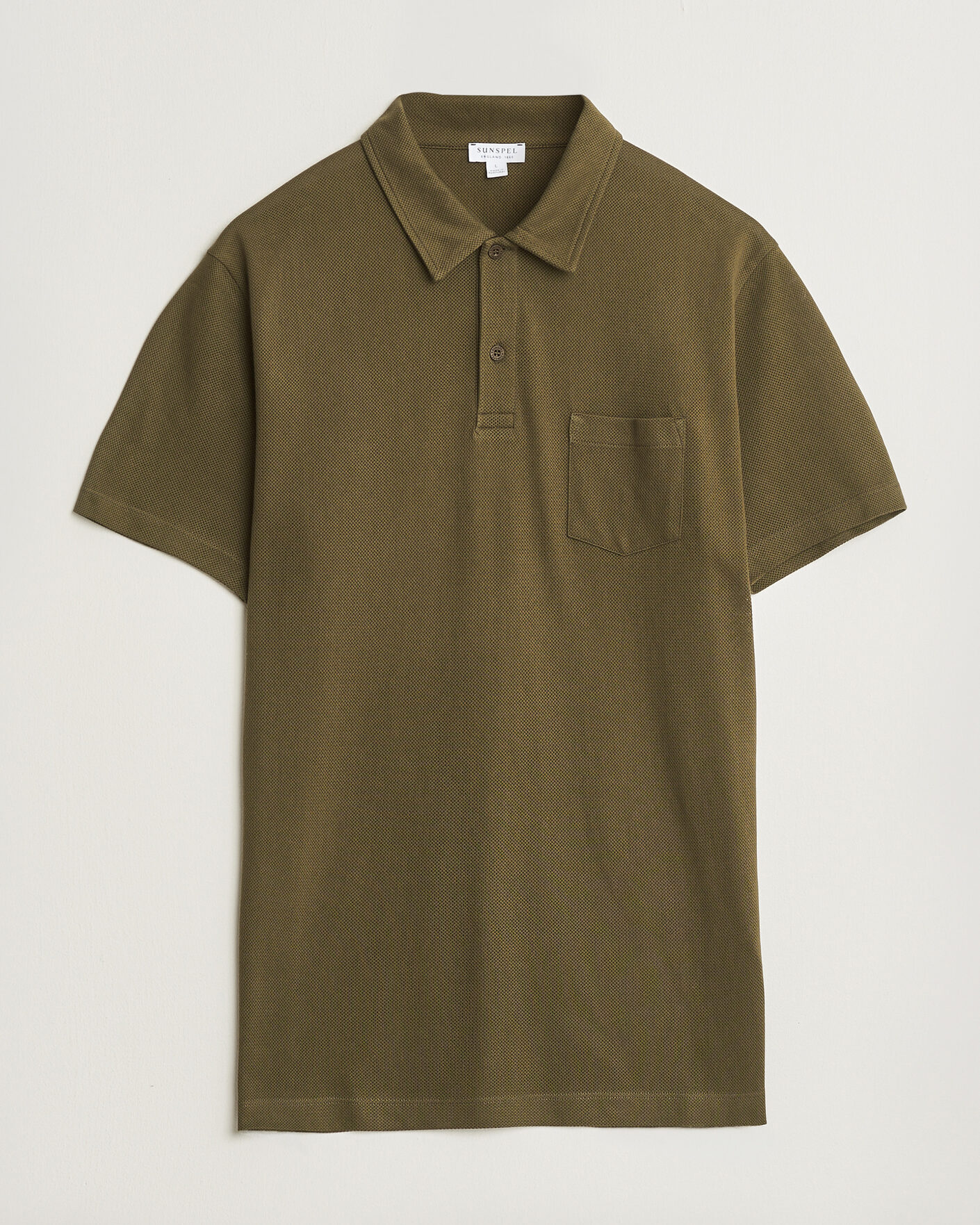 Herren | Poloshirts | Sunspel | Riviera Polo Shirt Loden Green