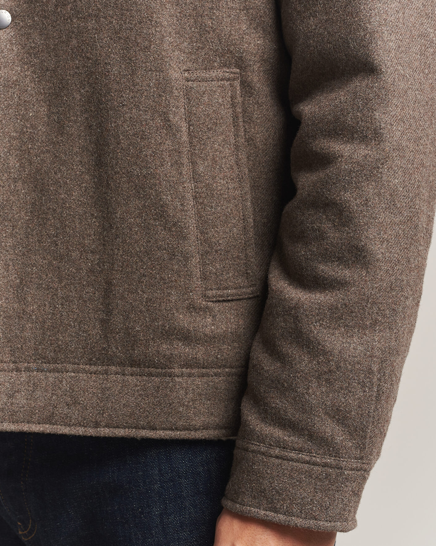 Herren | Jacken | Woolrich | Wool Light Padded Keating Shirt Jacket Falcon