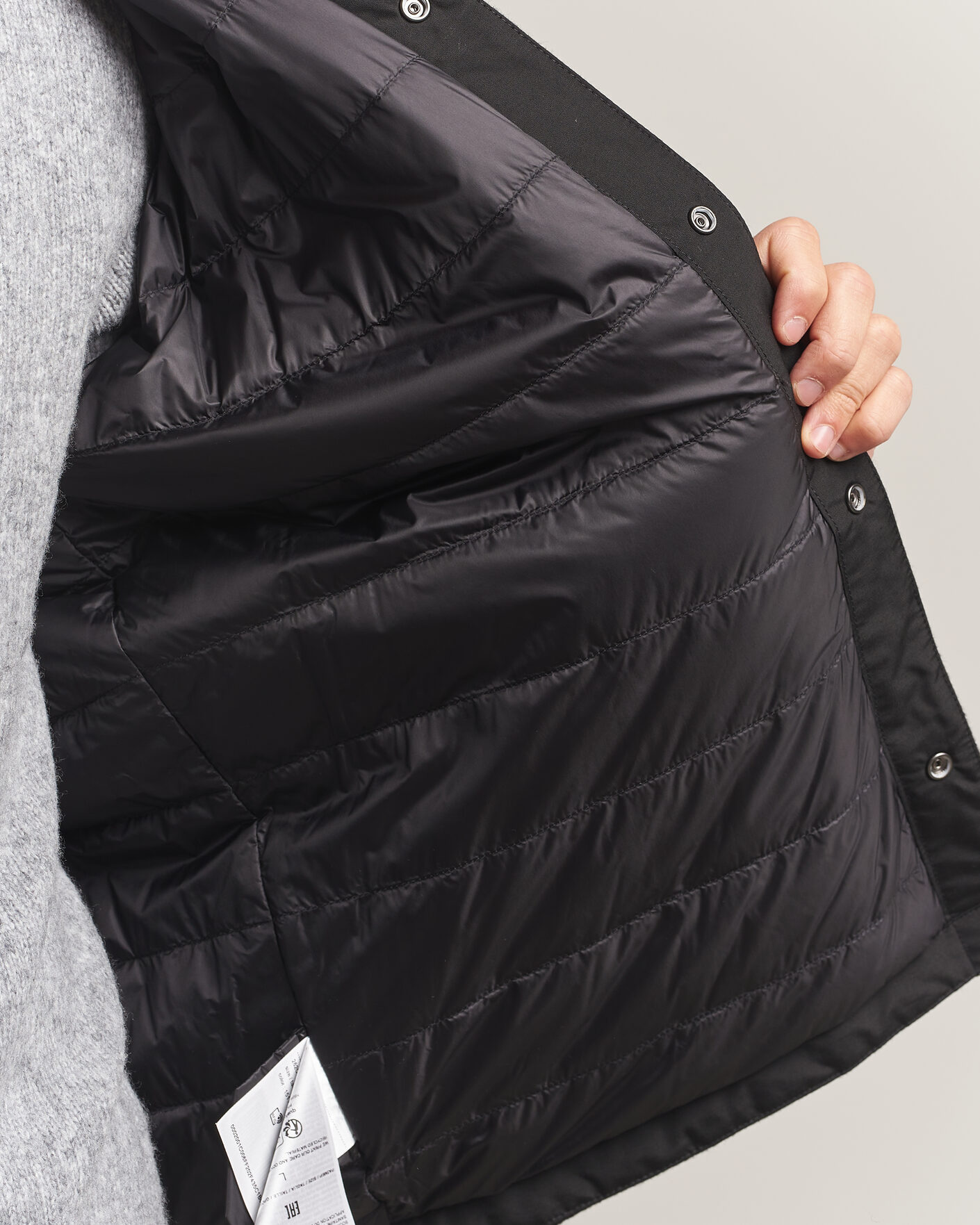 Herren | Jacken | Woolrich | Alaskan Wool Light Padded Shirt Jacket Faded Black