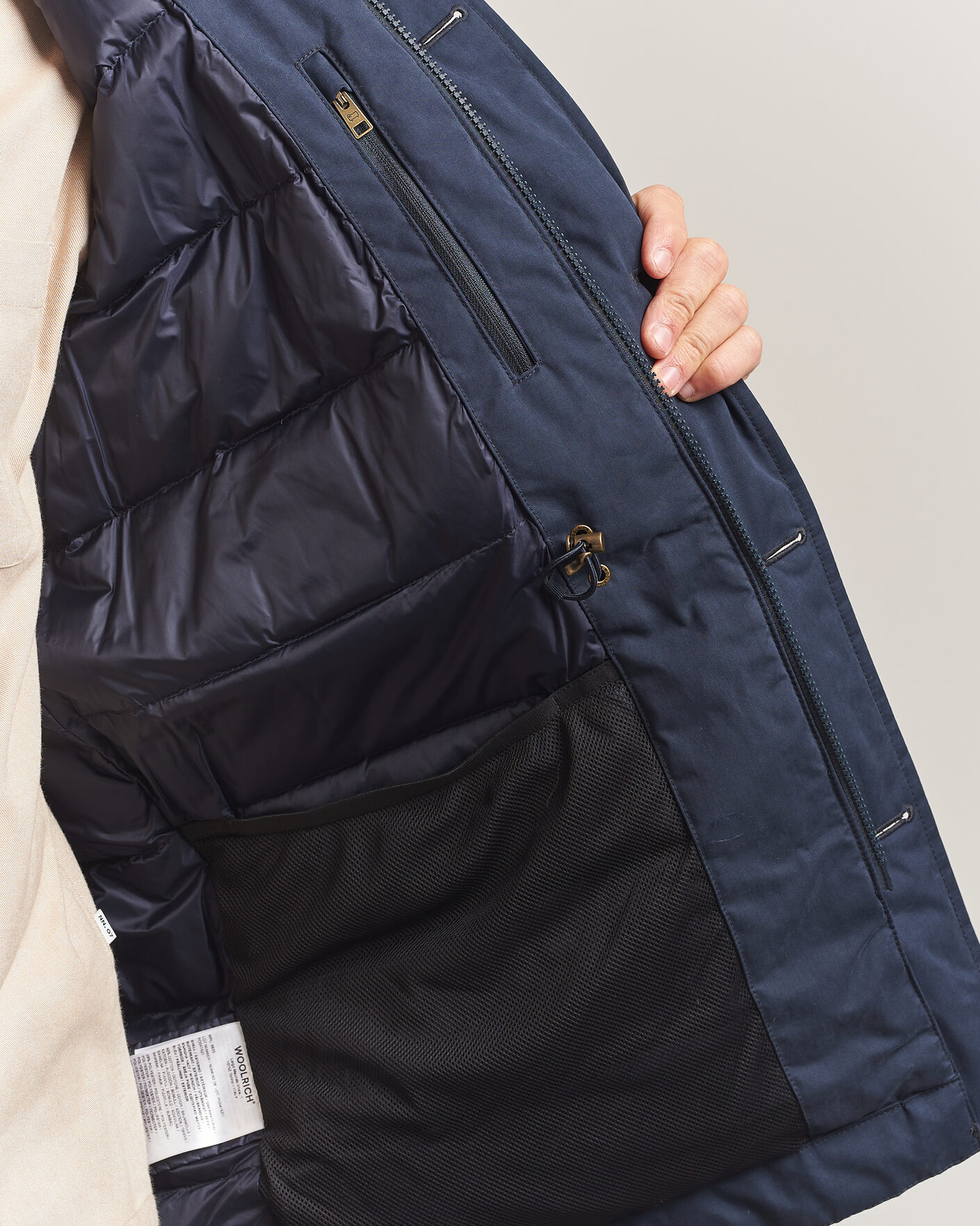 Herren | Jacken | Woolrich | Mountain Cloth Parka Melton Blue
