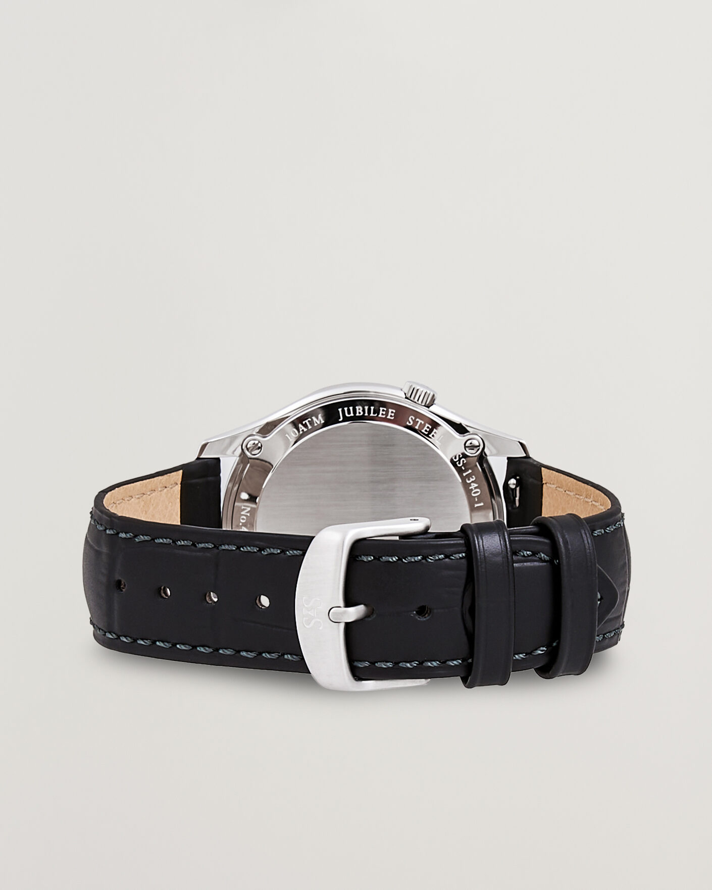 Herren | Sjöö Sandström Jubilee Steel Quartz 40mm Black Calf Blue Dial | Sjöö Sandström | Jubilee Steel Quartz 40mm Black Calf Blue Dial