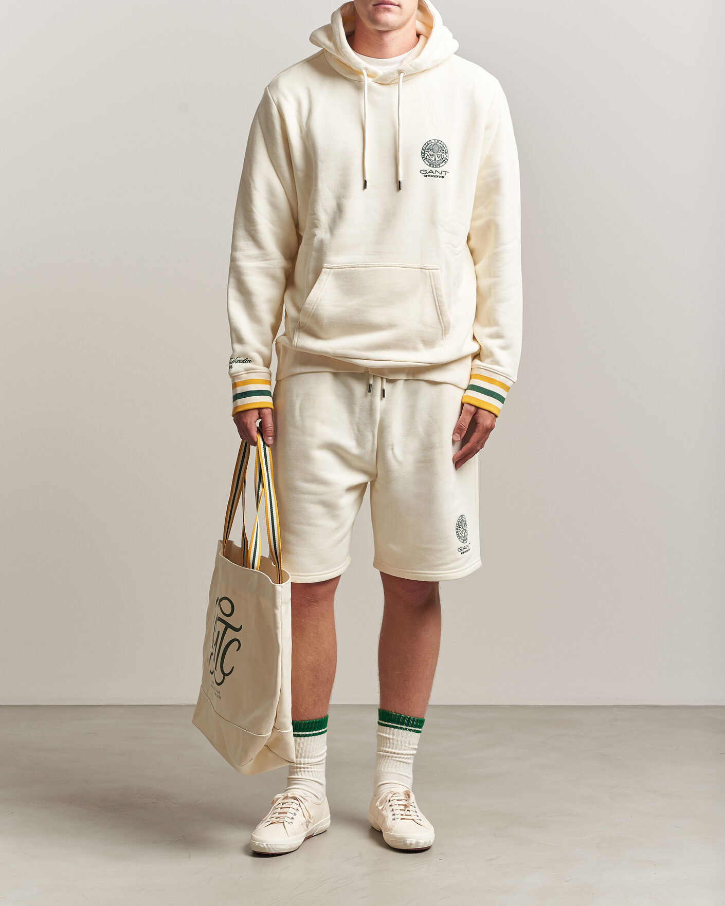Herren | Pullover | Gant | Tournament Hoodie Cream