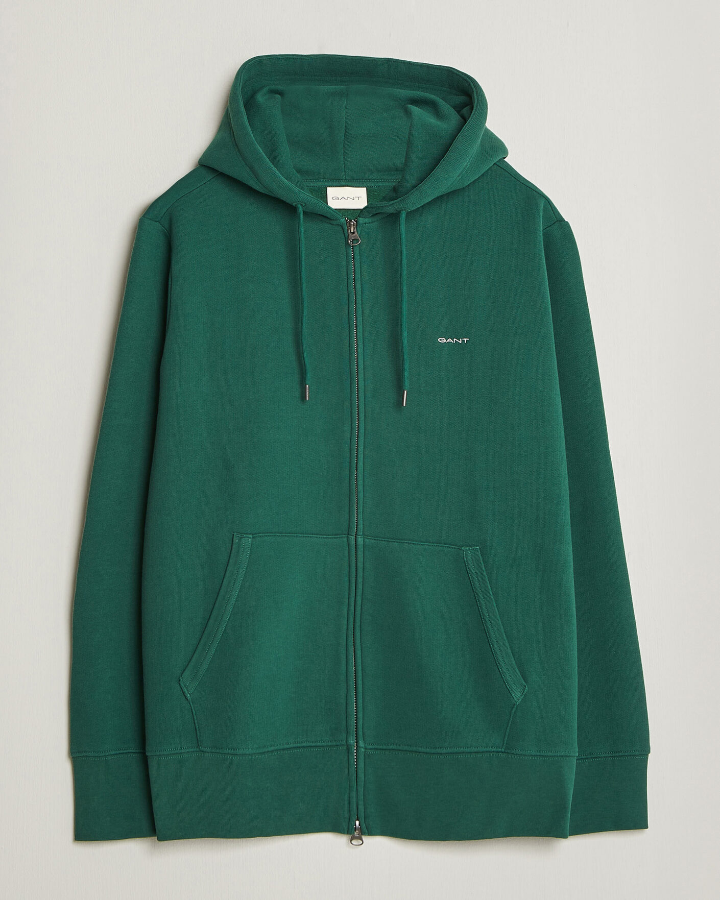 Herren | Pullover | Gant | Tournament Full Zip Hoodie Green