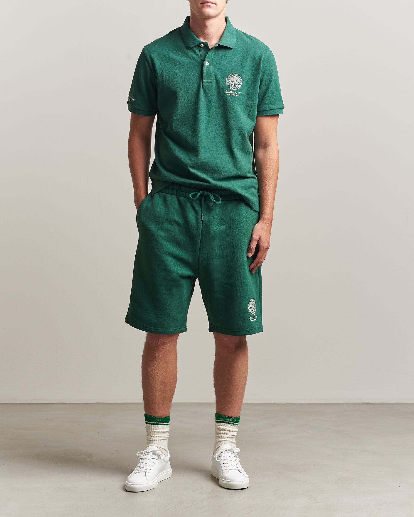 Herren | Shorts | Gant | Tournament Shorts Green