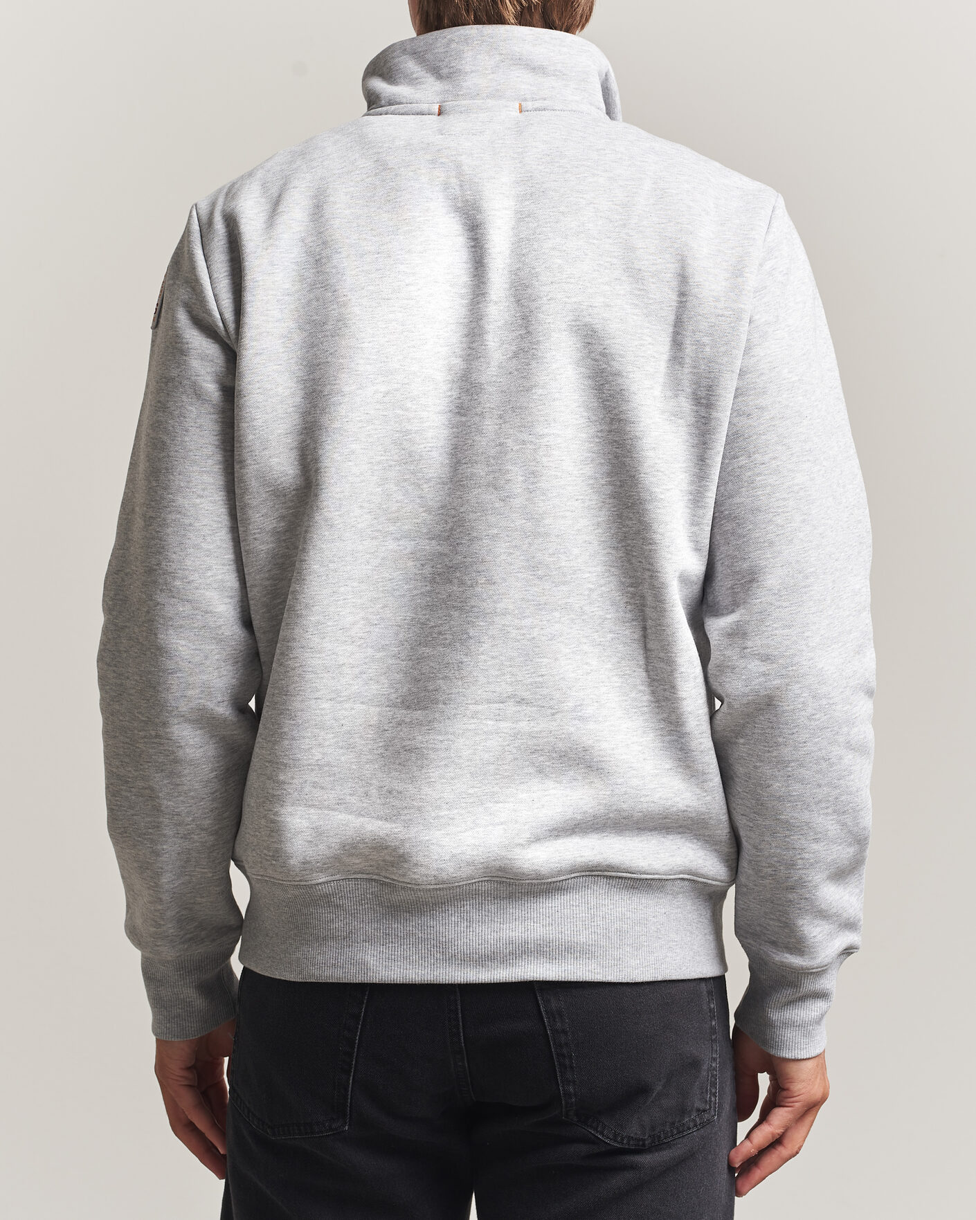 Herren | Pullover | Parajumpers | Broad Peak Super Easy Half Zip Sweatshirt Ash Grey Melange