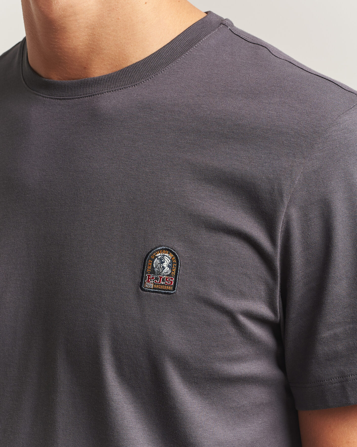 Herren | T-Shirts | Parajumpers | Patch Super Easy T-Shirt Phantom