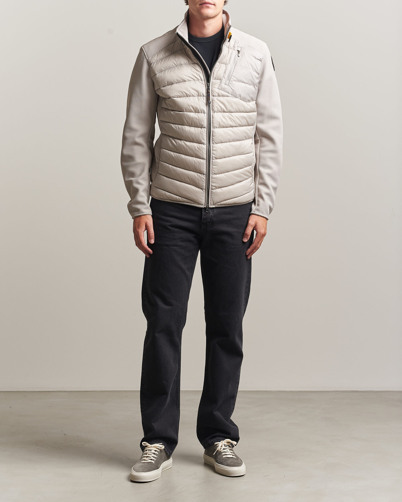 Herren | Jacken | Parajumpers | Jayden Warm Up Hybrid Jacket Mid Grey