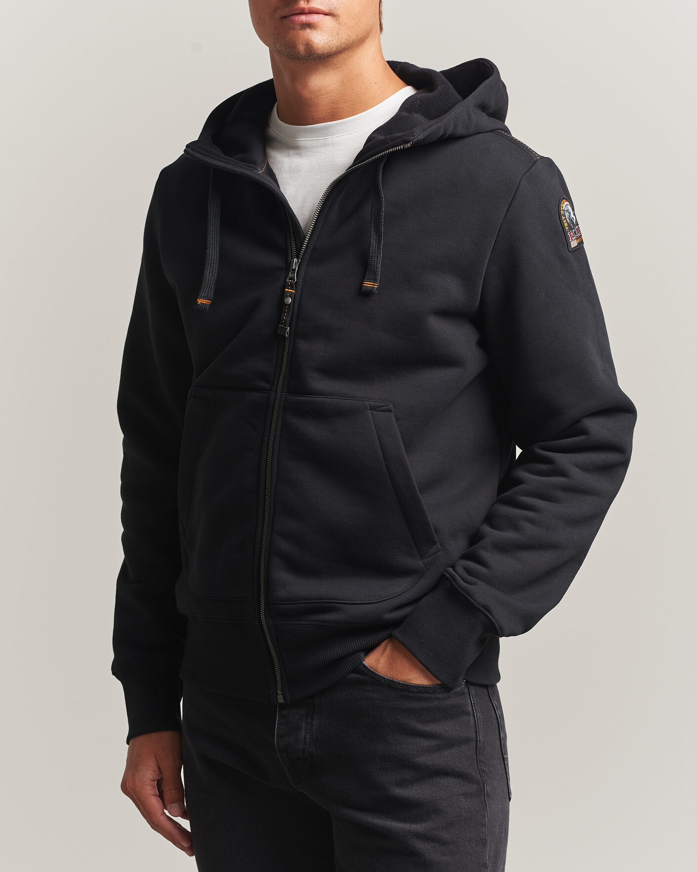 Herren | Pullover | Parajumpers | Charlie Super Easy Full Zip Black