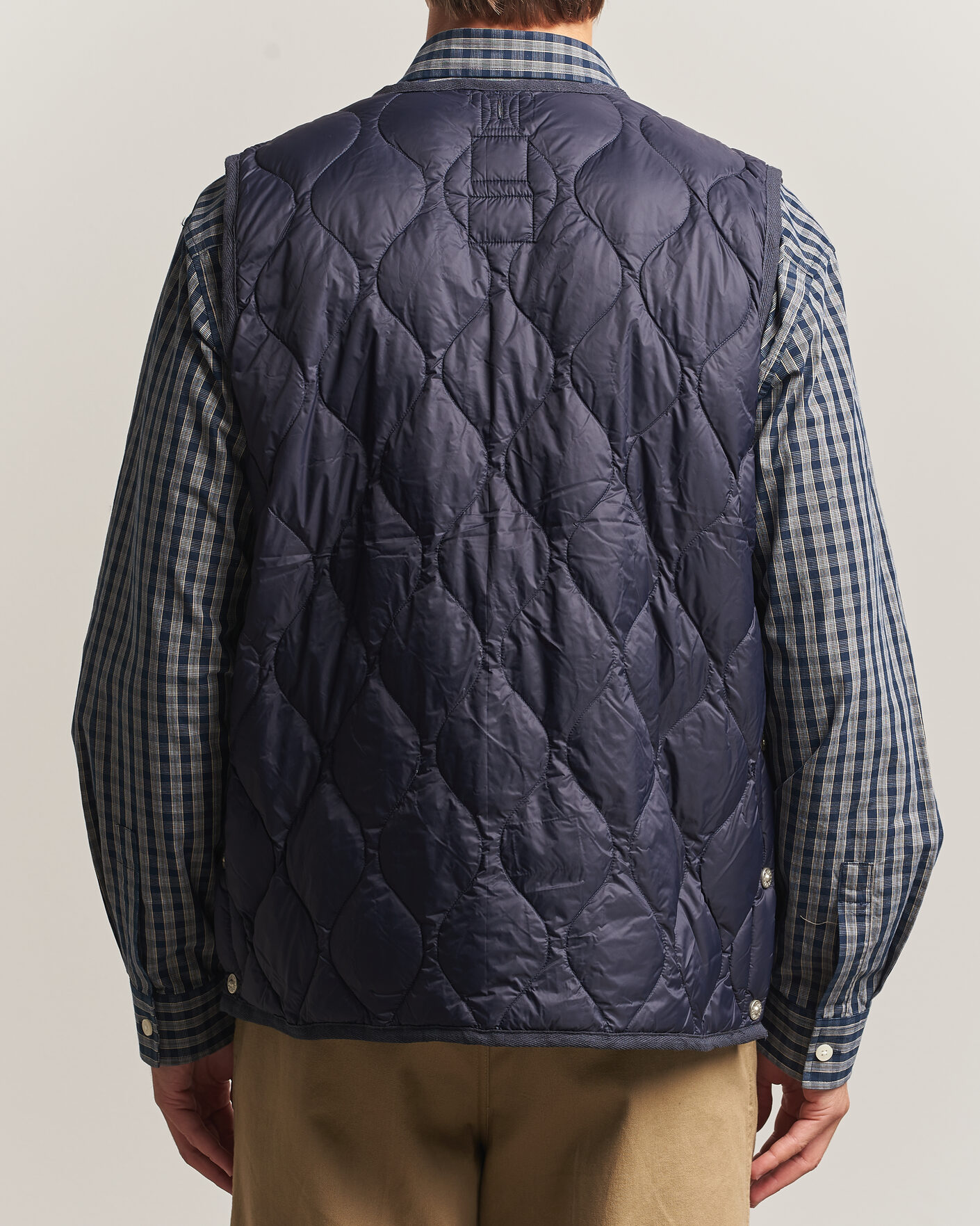 Herren | Westen | TAION | Military Crew Neck Down Vest Dark Navy
