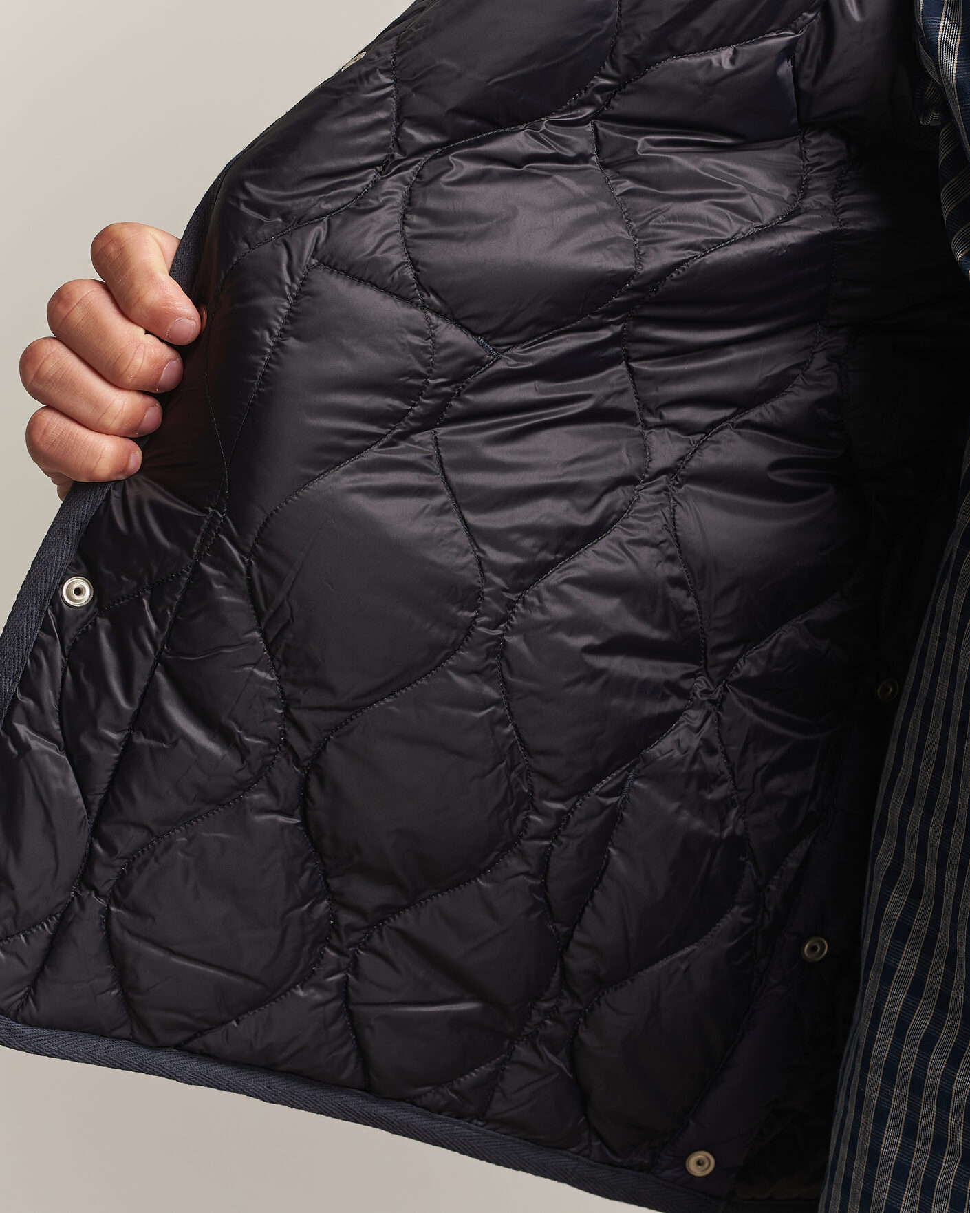 Herren | Westen | TAION | Military Crew Neck Down Vest Dark Navy
